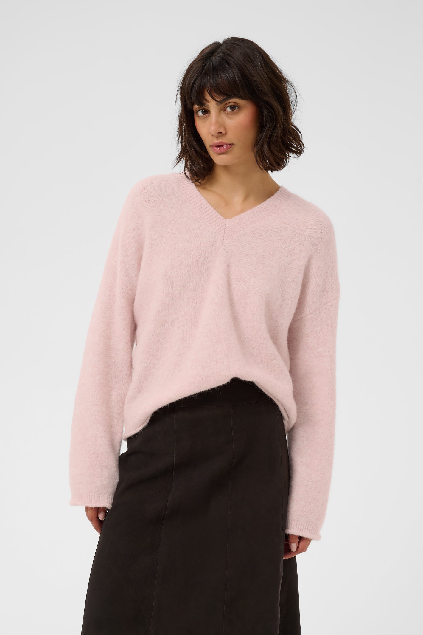 Part Two ChanillaPW Jumper Light Pink Melange 30310842