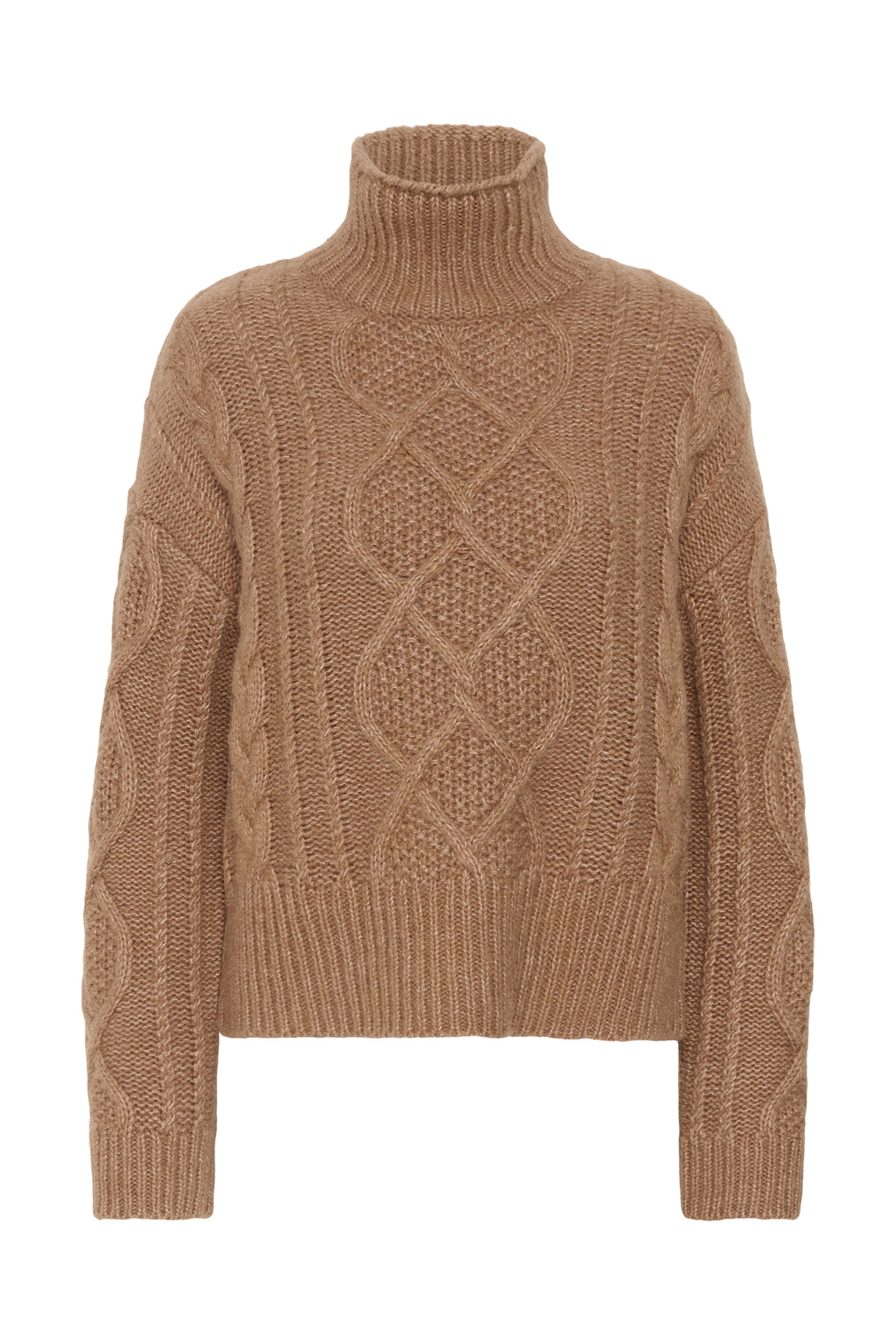 Part Two ChannaPW Jumper Medium Brown Melange 30310840