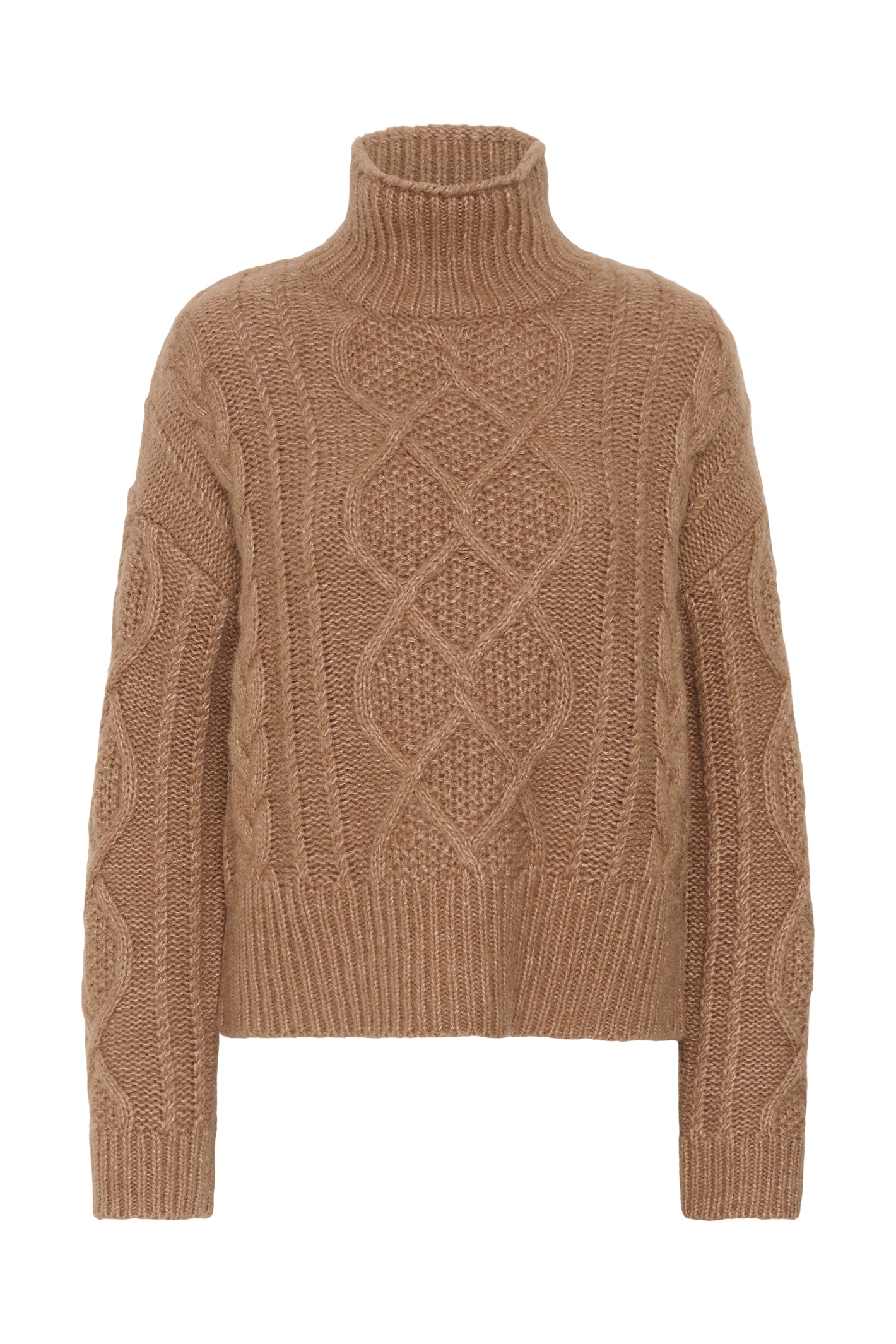 Part Two ChannaPW Jumper Medium Brown Melange 30310840