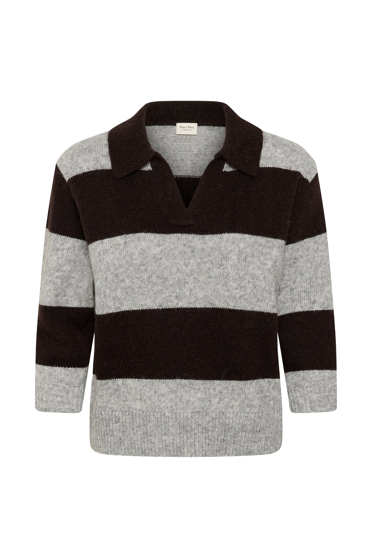 Part Two CharlottPW Jumper Molé/Grey Melange 30310833