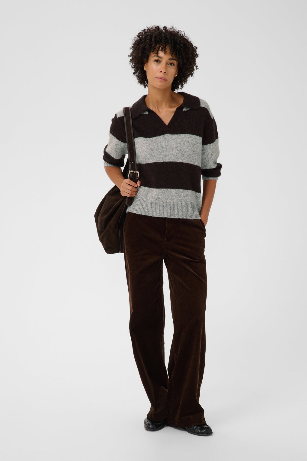 Part Two CharlottPW Jumper Molé/Grey Melange 30310833