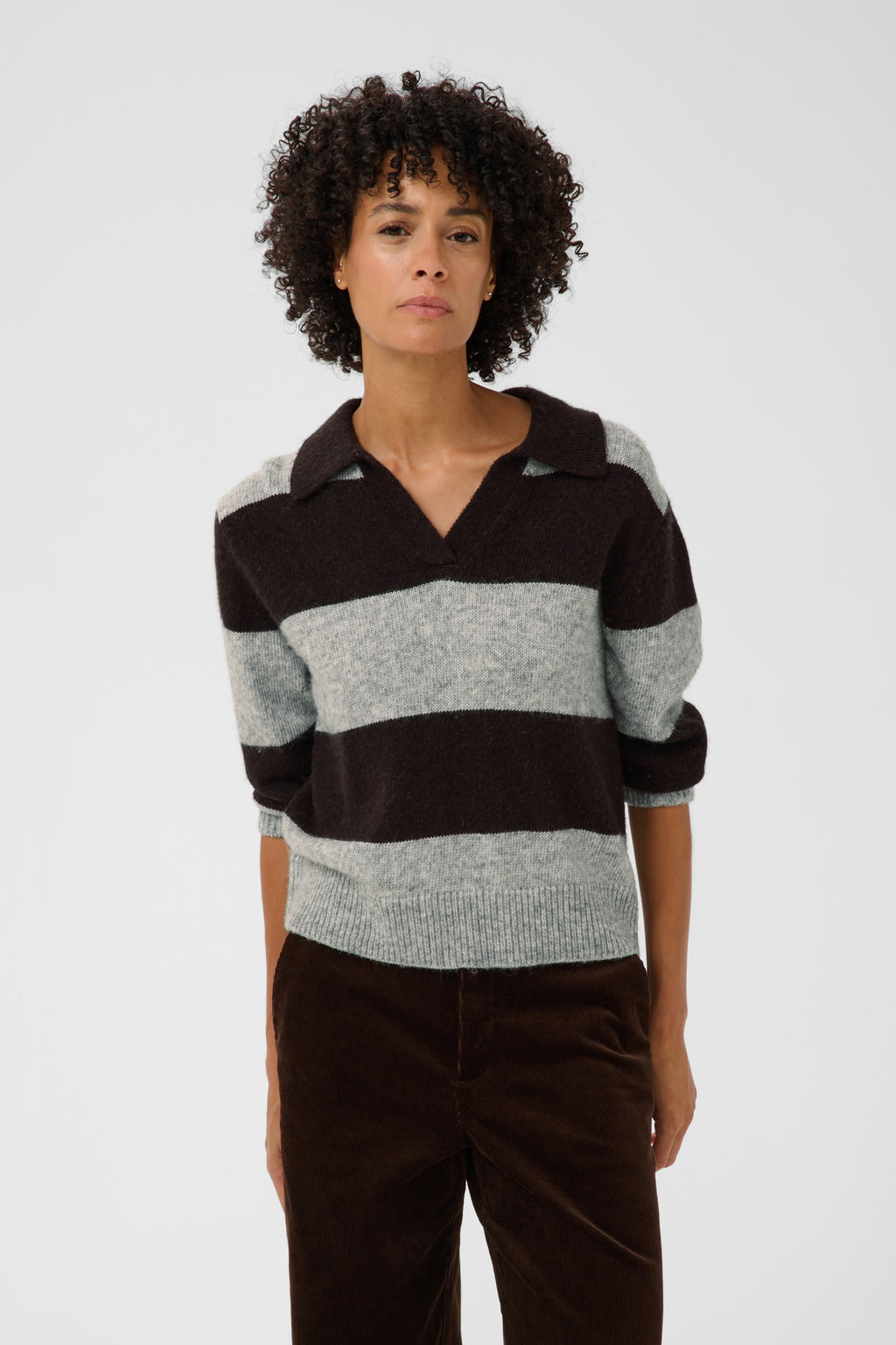 Part Two CharlottPW Jumper Molé/Grey Melange 30310833