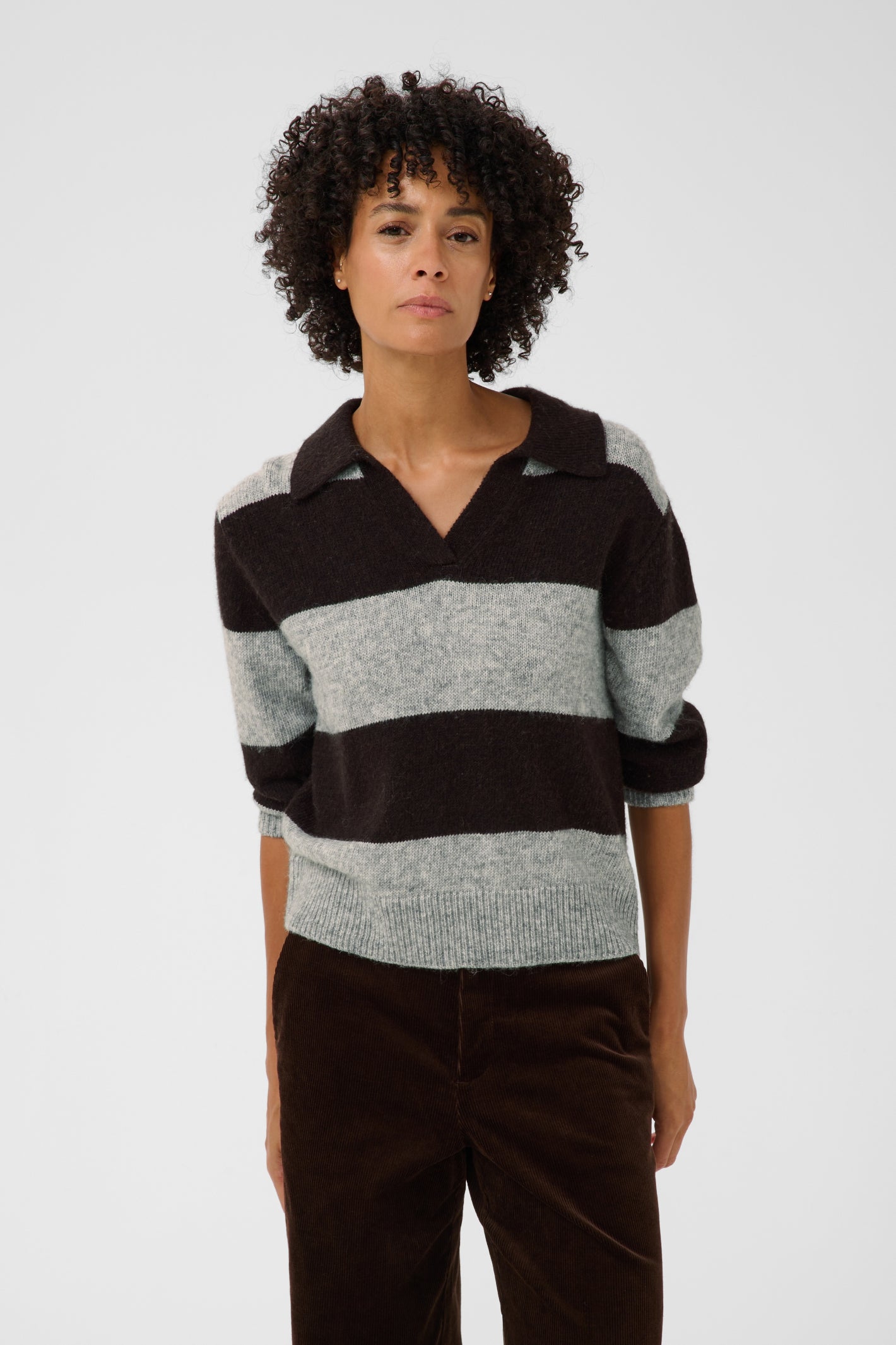 Part Two CharlottPW Jumper Molé/Grey Melange 30310833