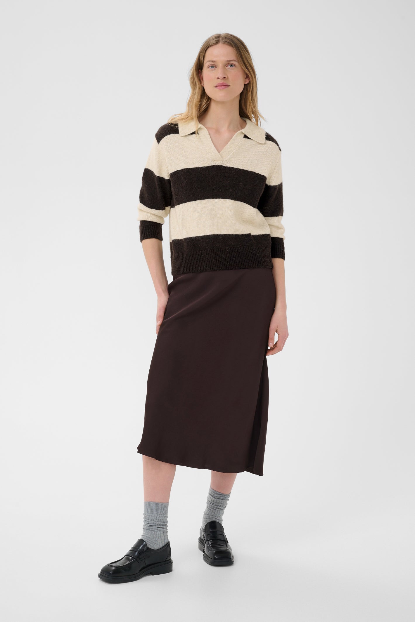Part Two CharlottPW Jumper Whitecap Gray/Mole 30310833 305382