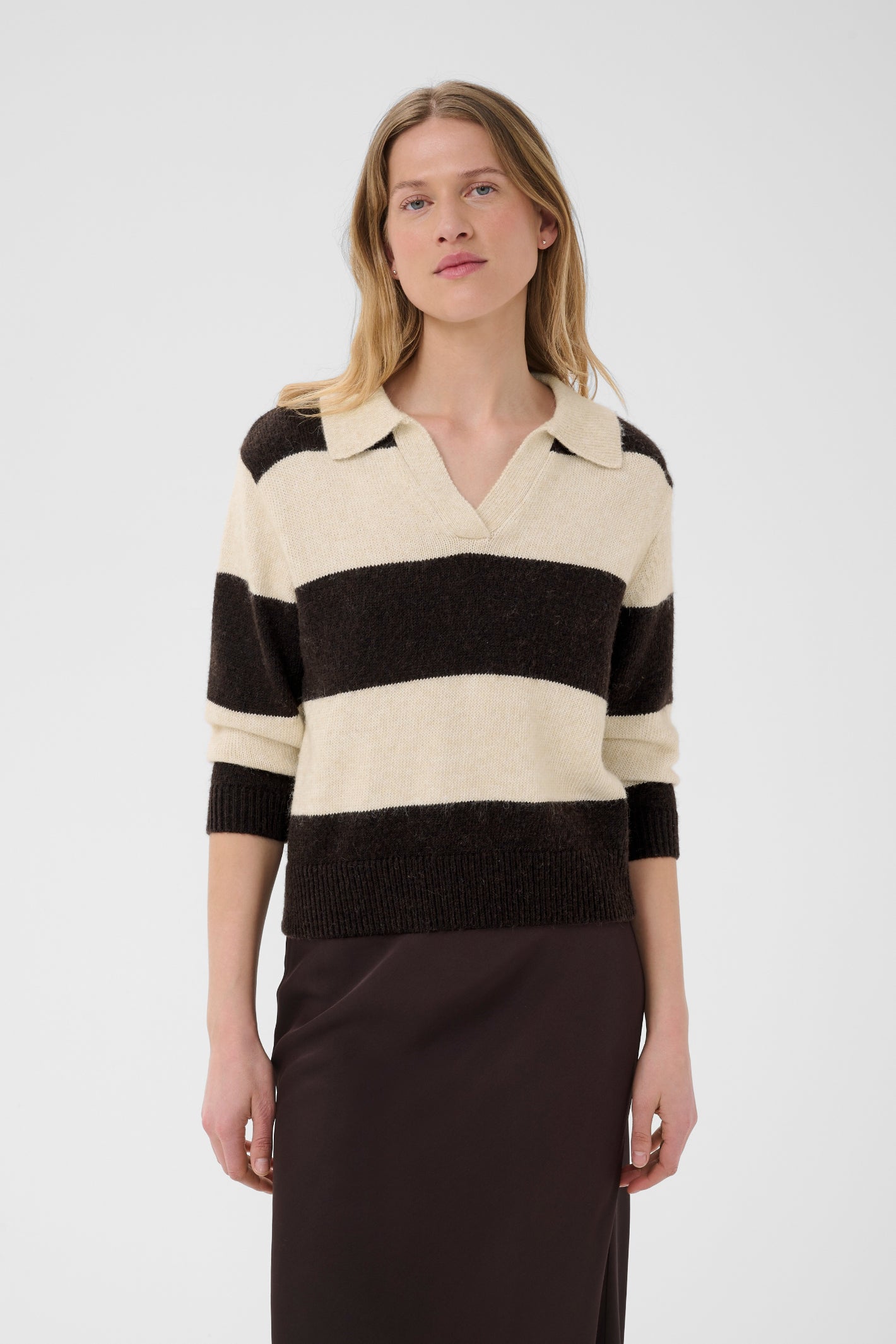 Part Two CharlottPW Jumper Whitecap Gray/Mole 30310833 305382