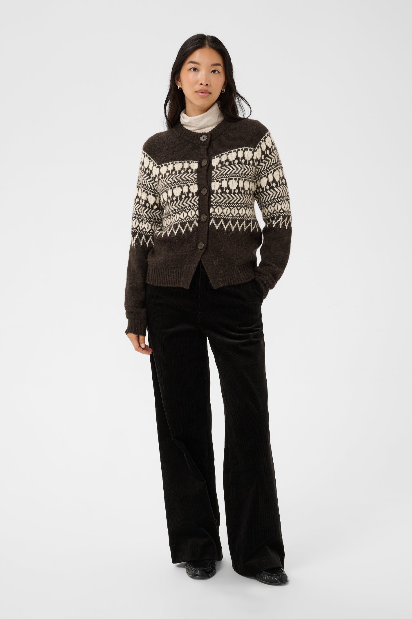 Part Two CharmainePW Mole/Whitcap Jaquart Cardigan 30310832
