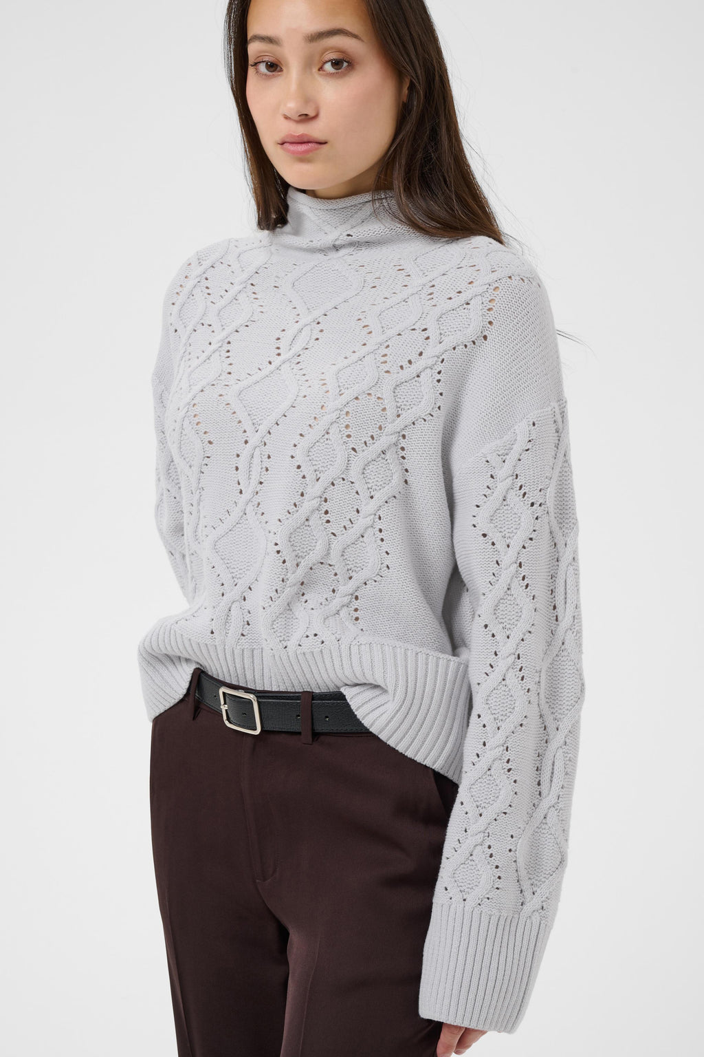 Part Two CharnelPW Jumper Grey Dawn 30310779