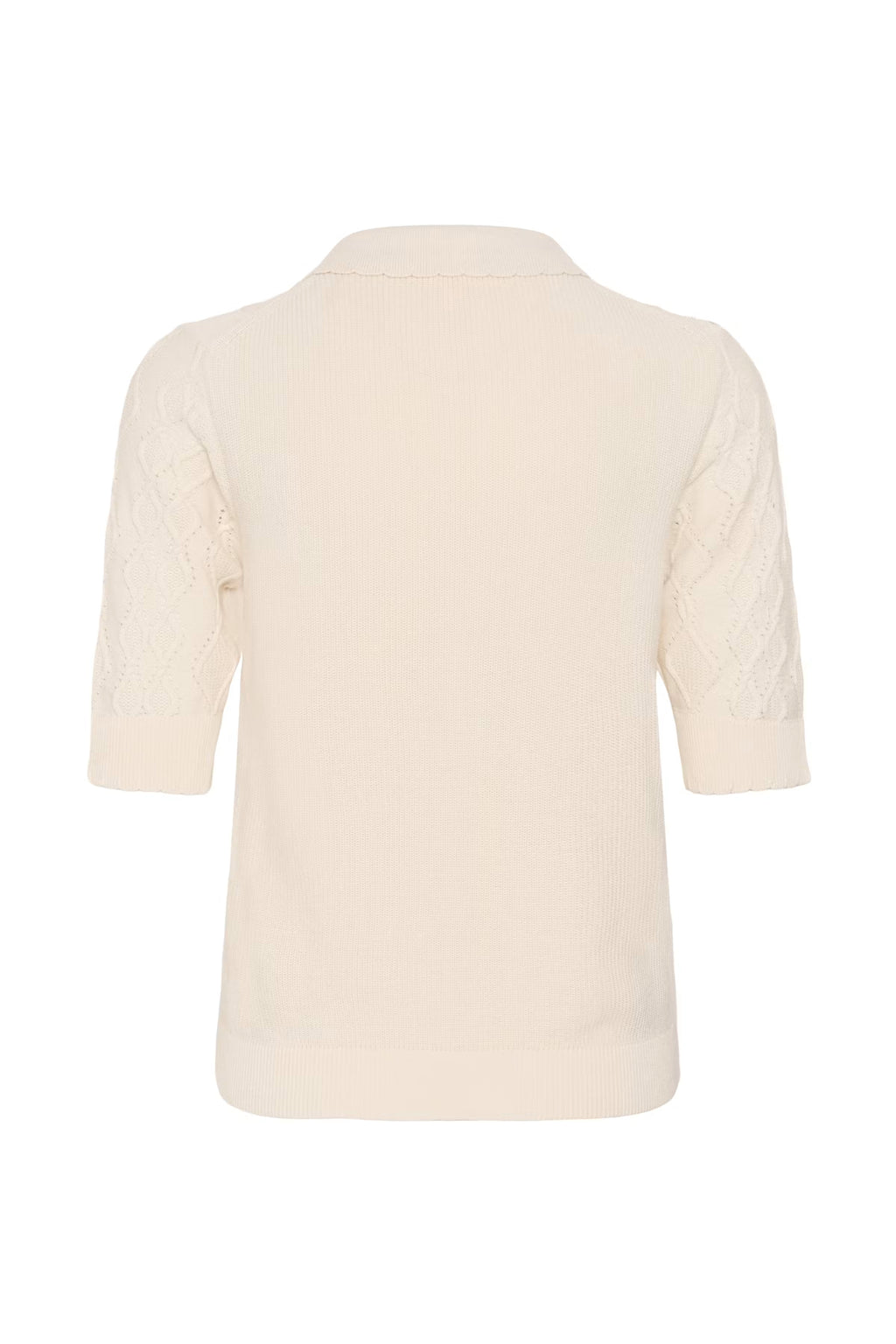 Shop the Part Two CiniaPW Knitted Jumper in French Oak Melange at Dotique. A soft relaxed-fit knit with a timeless crew neck, perfect for effortless everyday style.