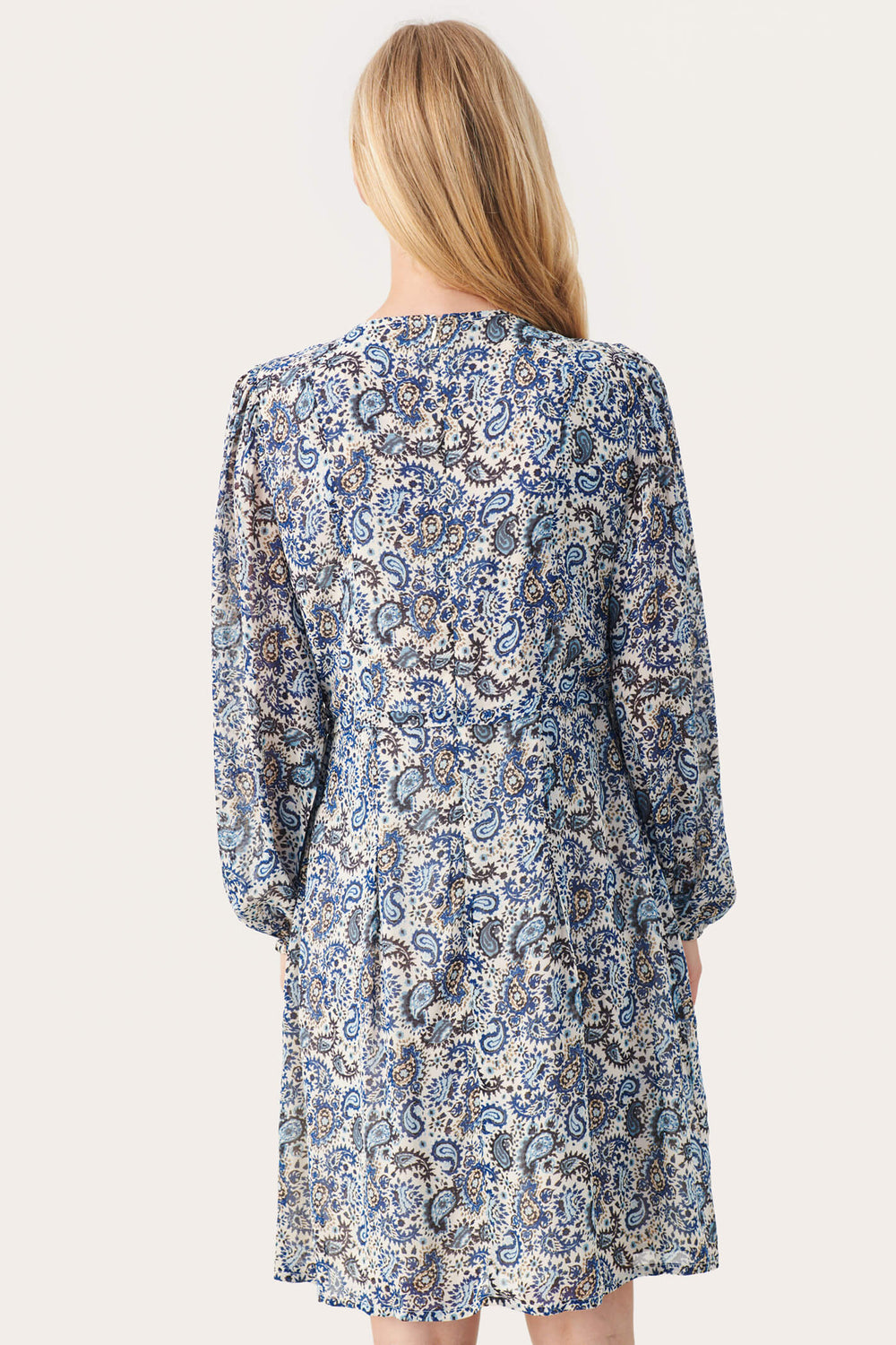 Part Two CirkelinePW Blue Paisley Print Dress - Dotique