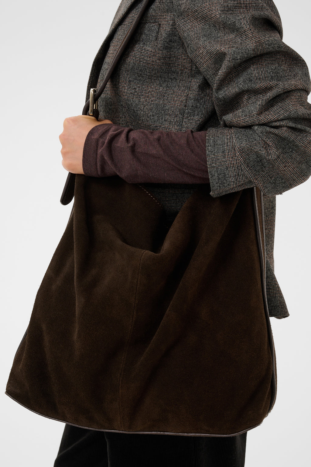 Part Two CorylaPW Brown  Mole Suede Shoulder Bag 30310904 191106