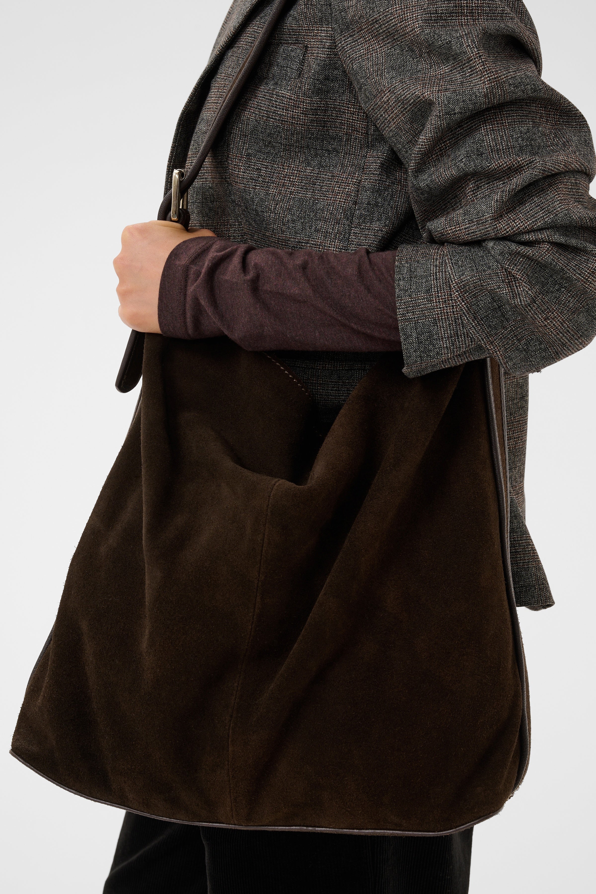 Part Two CorylaPW Brown  Mole Suede Shoulder Bag 30310904 191106