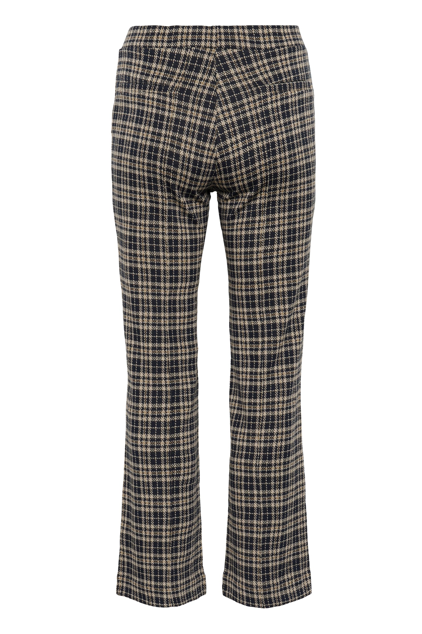 Part Two PontasPW Trousers Dark Navy Check 30305506