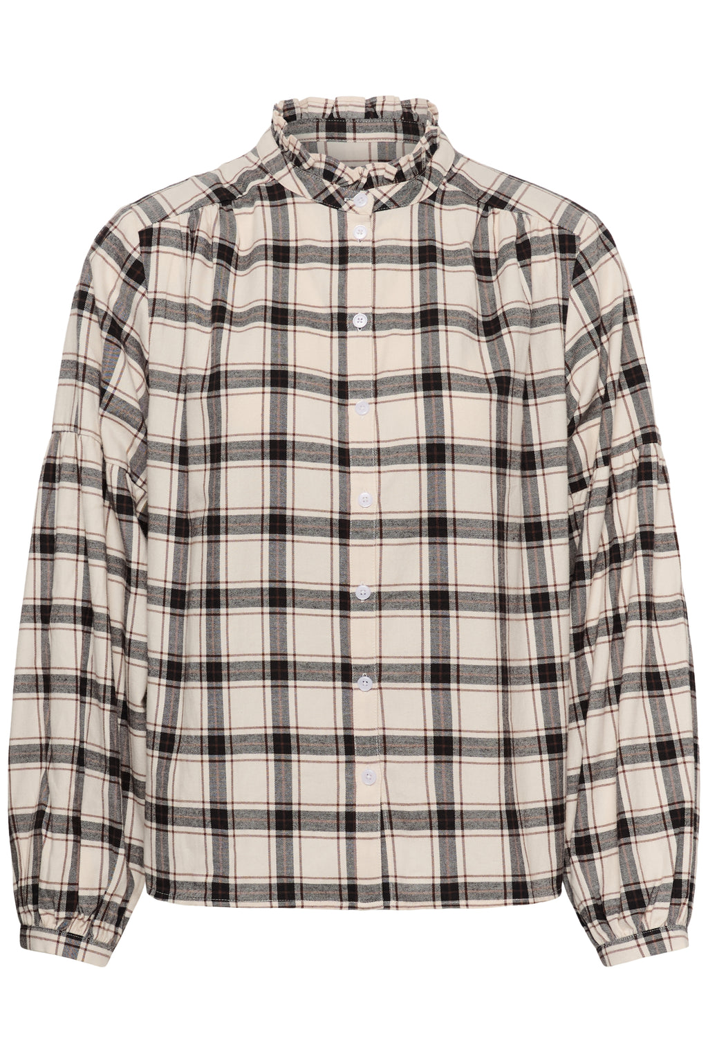 Part Two SamillaPW Shirt Dark Navy/Mole Check 30311150