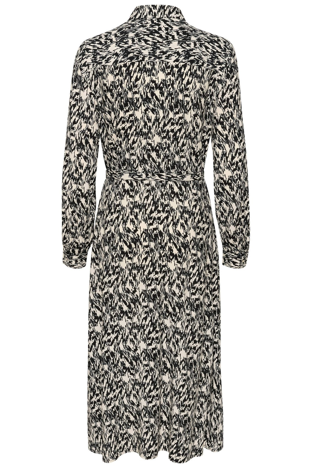 Part Two ShelbyPW 30306488 Black Texture Print Dress - Dotique
