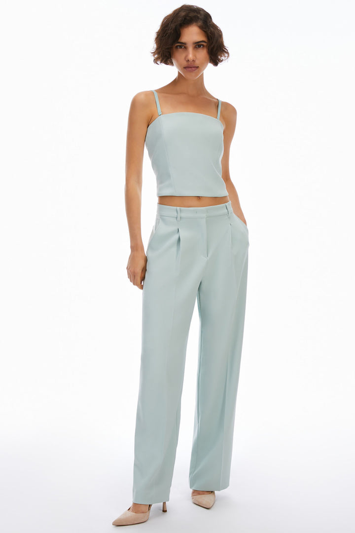 Pennyblack 2411131062200 Curzio Water Blue Wide Leg Cady Trousers - Dotique