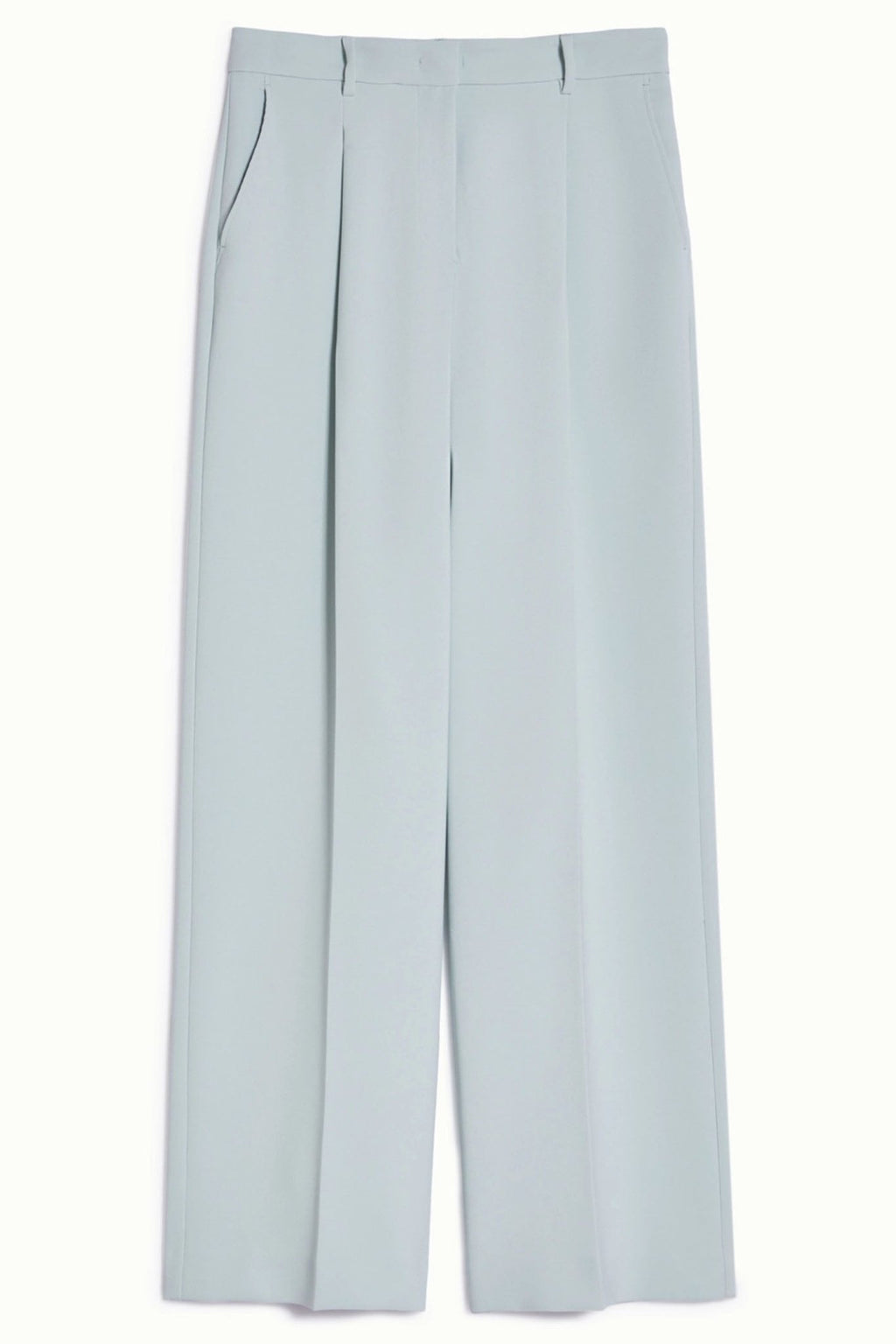 Pennyblack 2411131062200 Curzio Water Blue Wide Leg Cady Trousers - Dotique