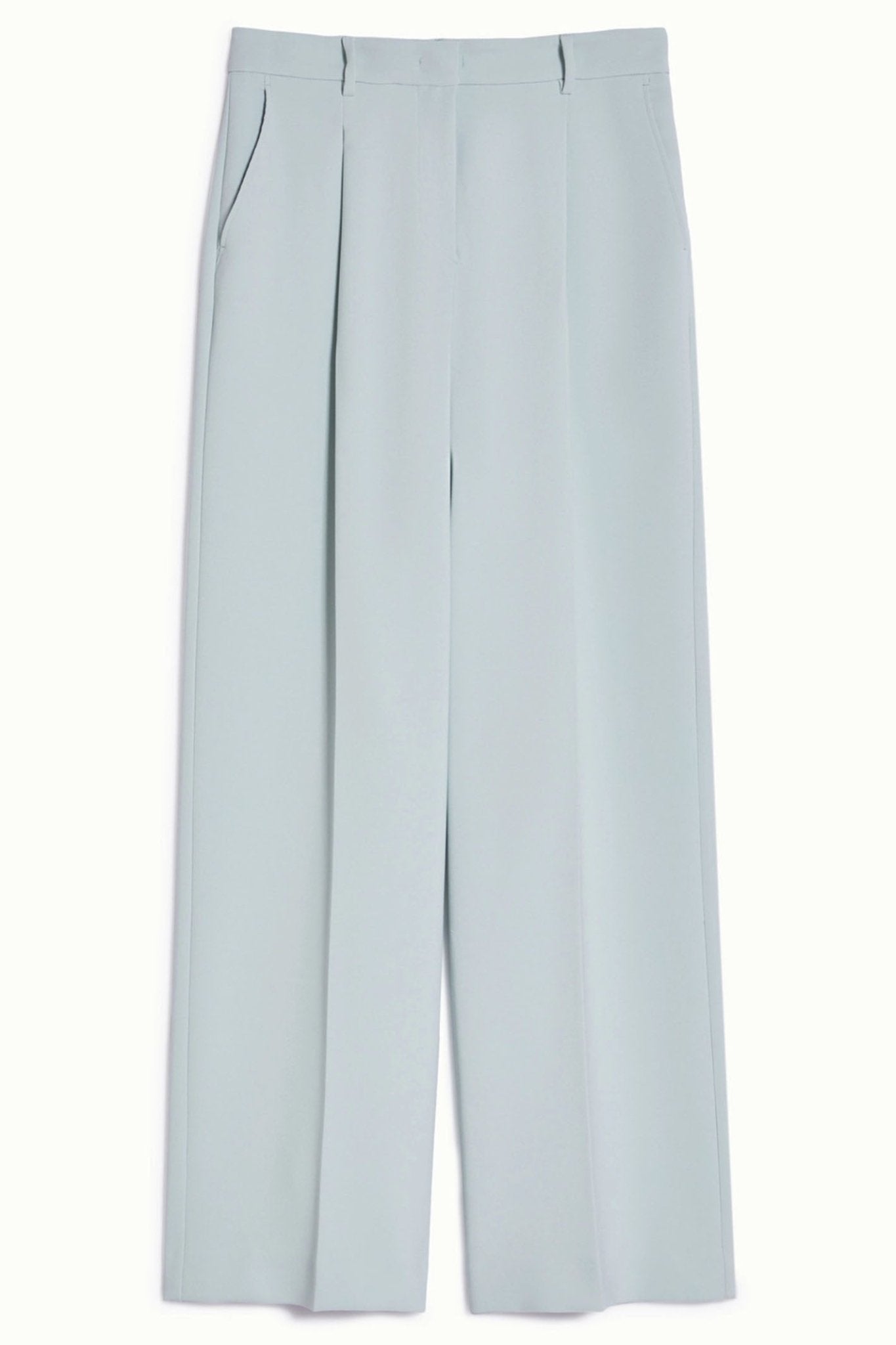 Pennyblack 2411131062200 Curzio Water Blue Wide Leg Cady Trousers - Dotique