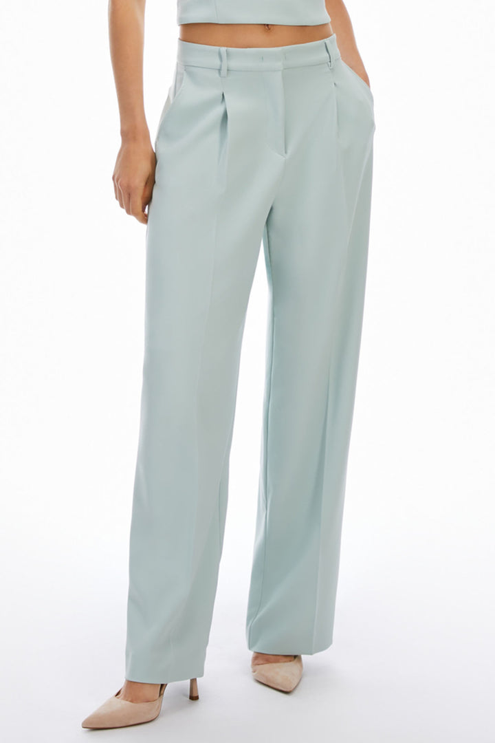 Pennyblack 2411131062200 Curzio Water Blue Wide Leg Cady Trousers - Dotique