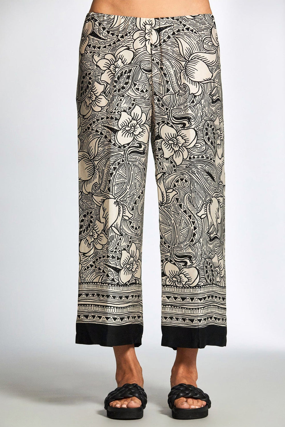 Peruzzi 125 Woodblock Print Trouser - Dotique