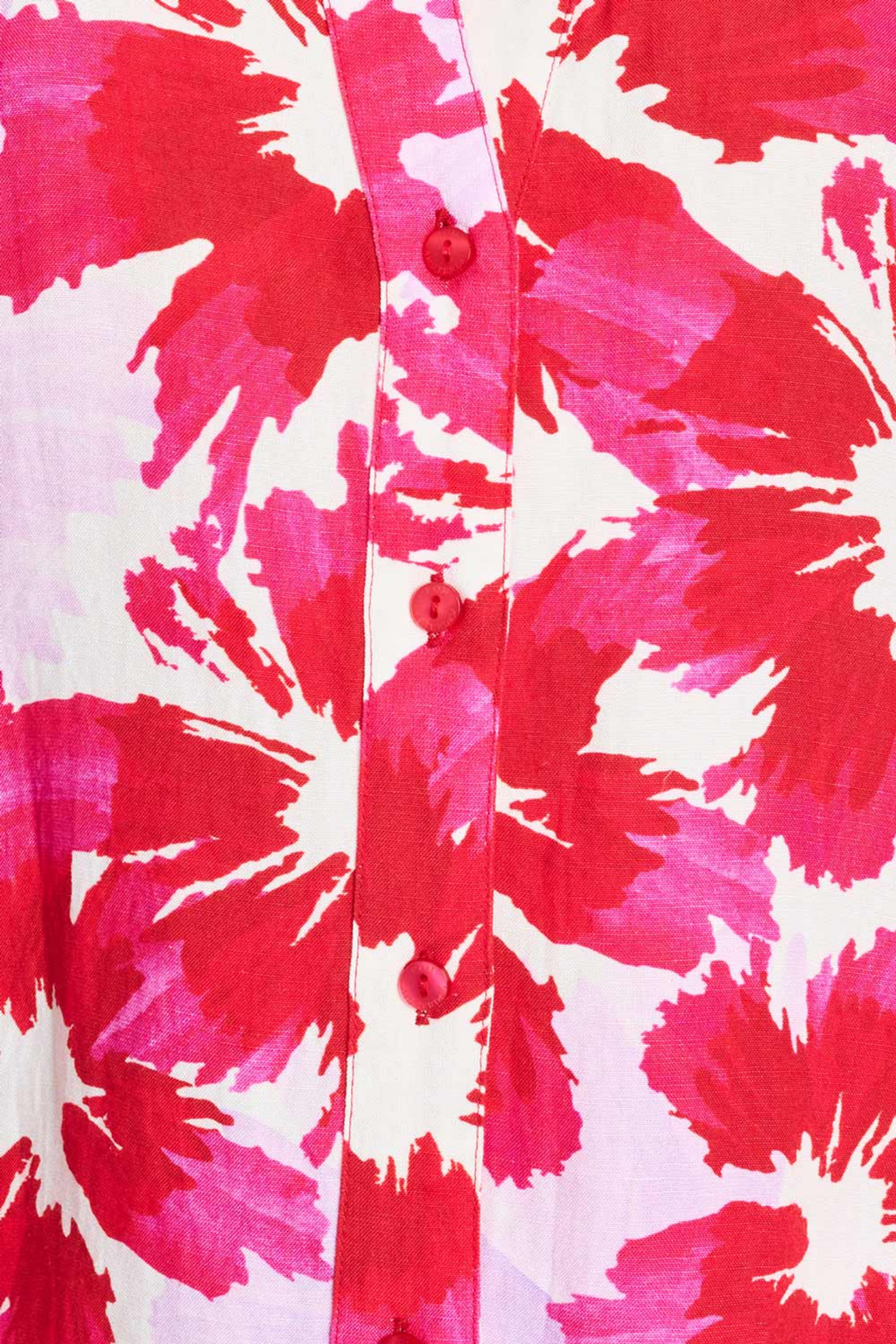 Pom Amsterdam SP9586 Bubble Bloom Lavender Linen Blouse