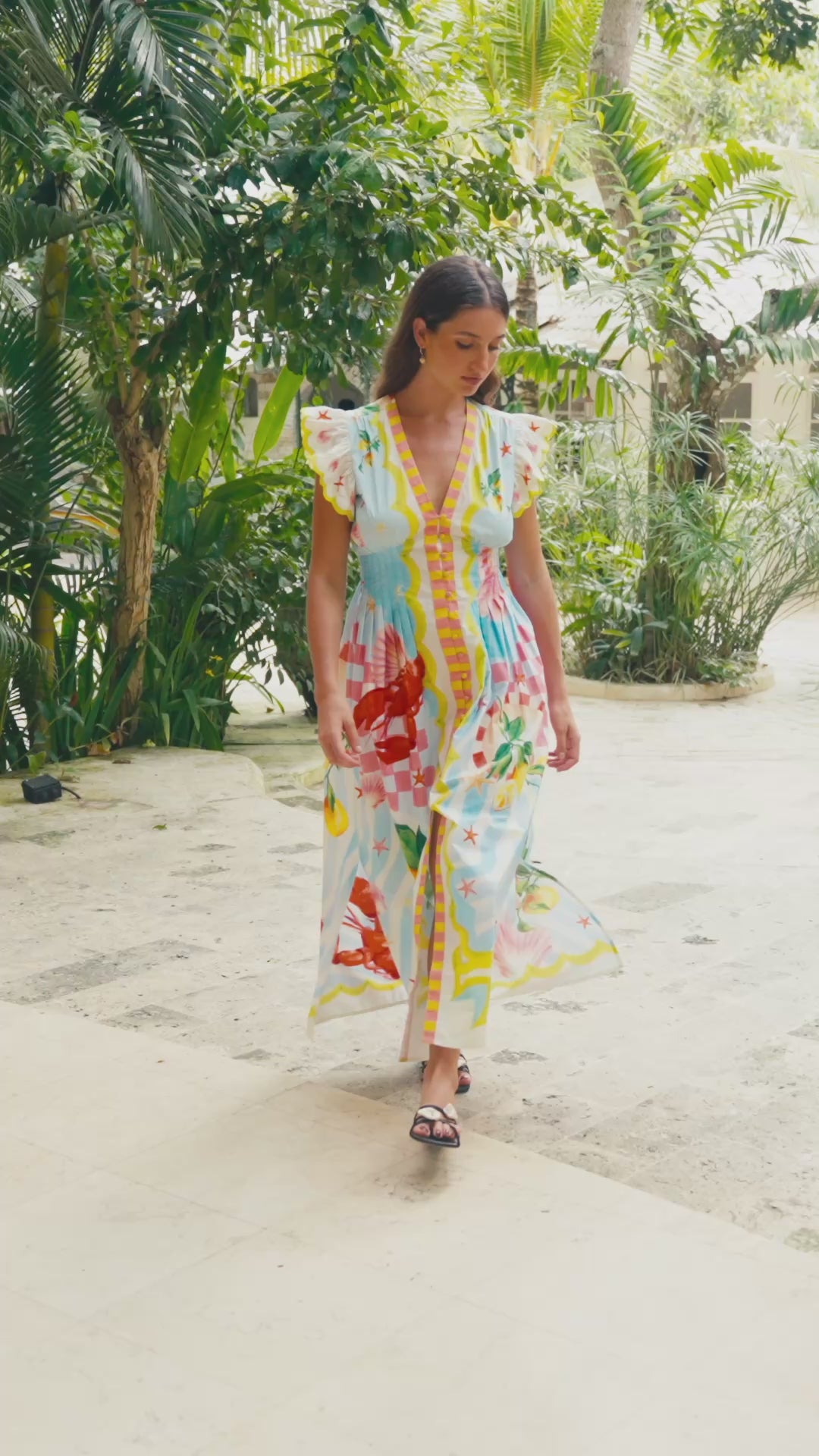 NOIB Estella Maxi Dress - Summer Zest