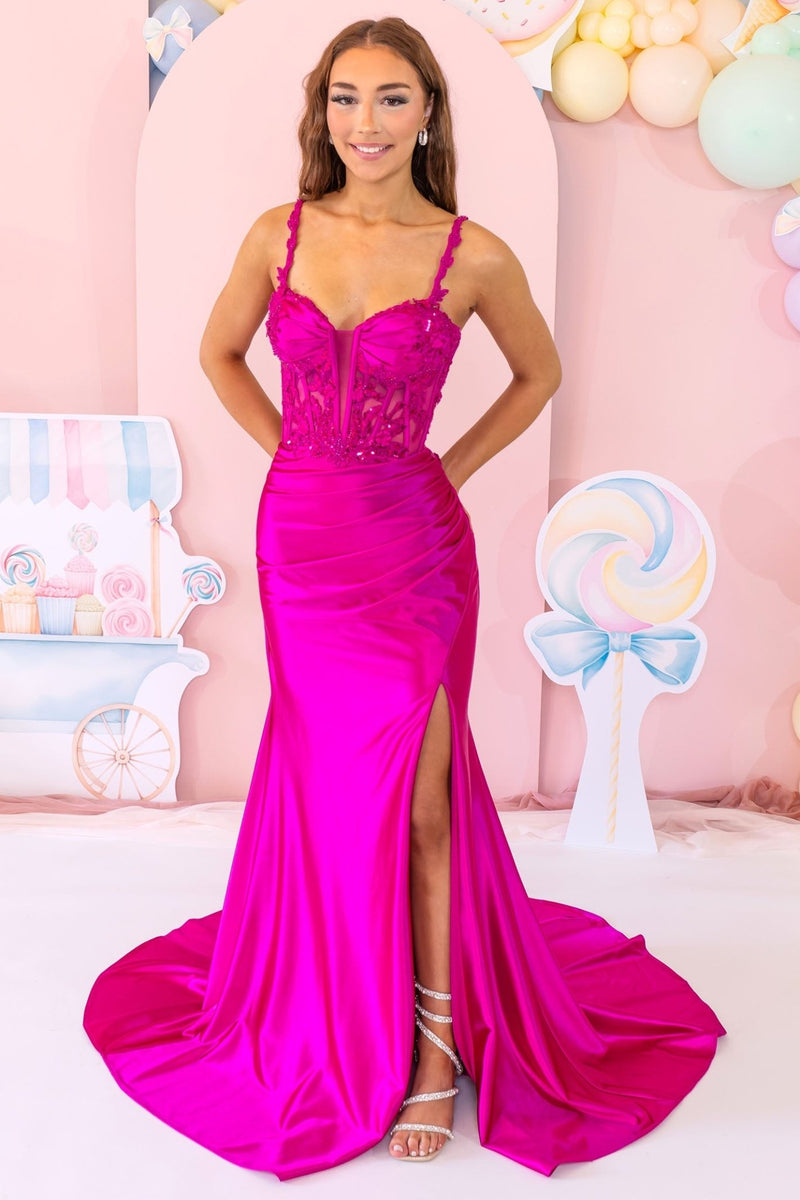 Prom Frocks PF1120 Magenta Pink Prom Dress – Dotique