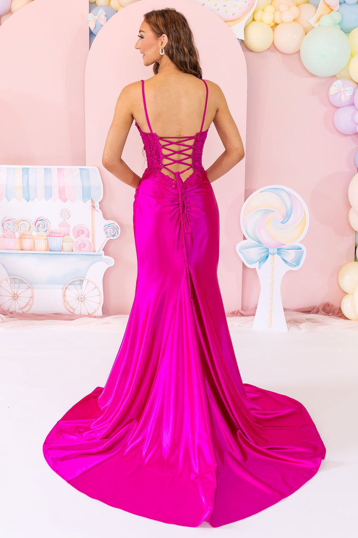 Prom Frocks PF1120 Magenta Pink Prom Dress - Dotique