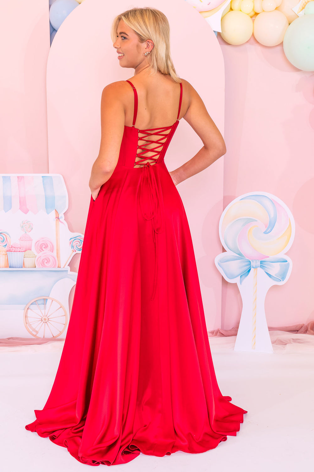 Prom Frocks PF1123 Red Prom Dress - Dotique