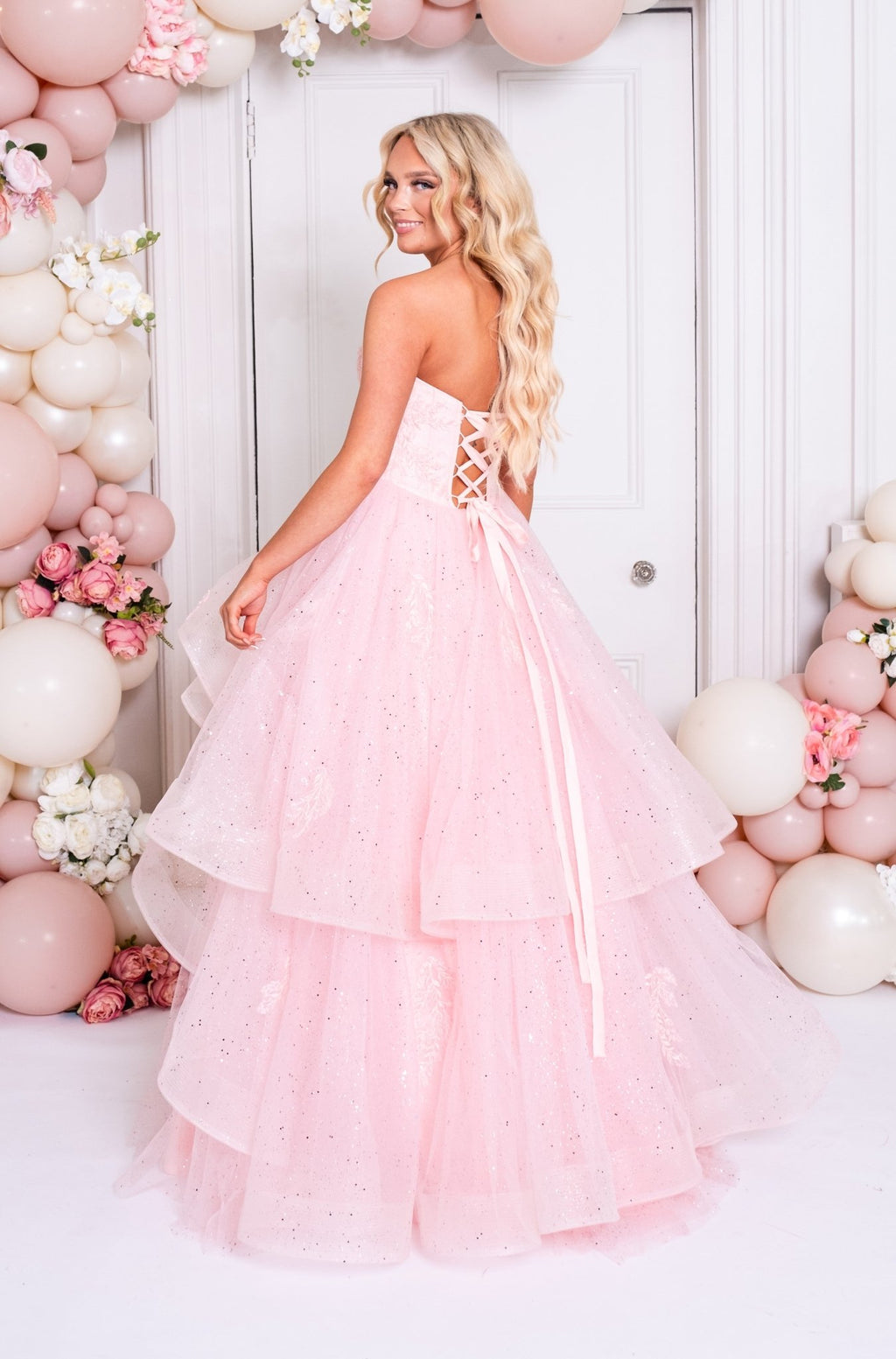 Prom Frocks PF1204 Pale Pink Prom Dress 4