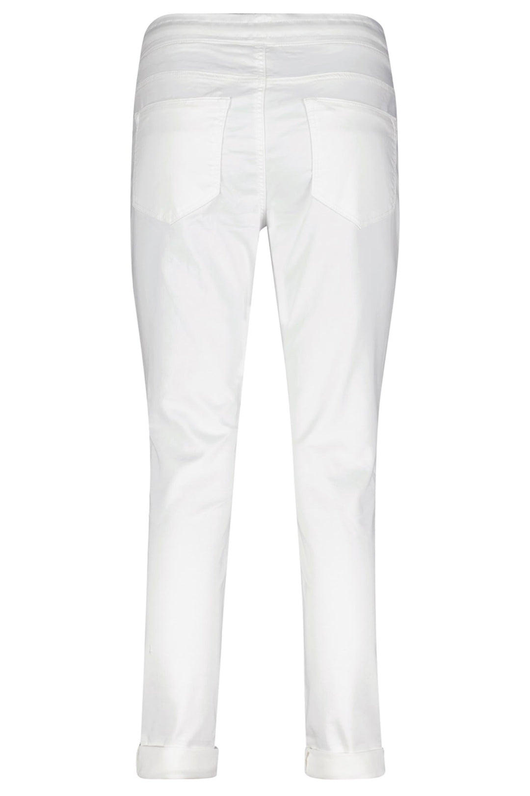 Red Button SRB2957 Tessy White Cropped Jogger Trousers - Dotique