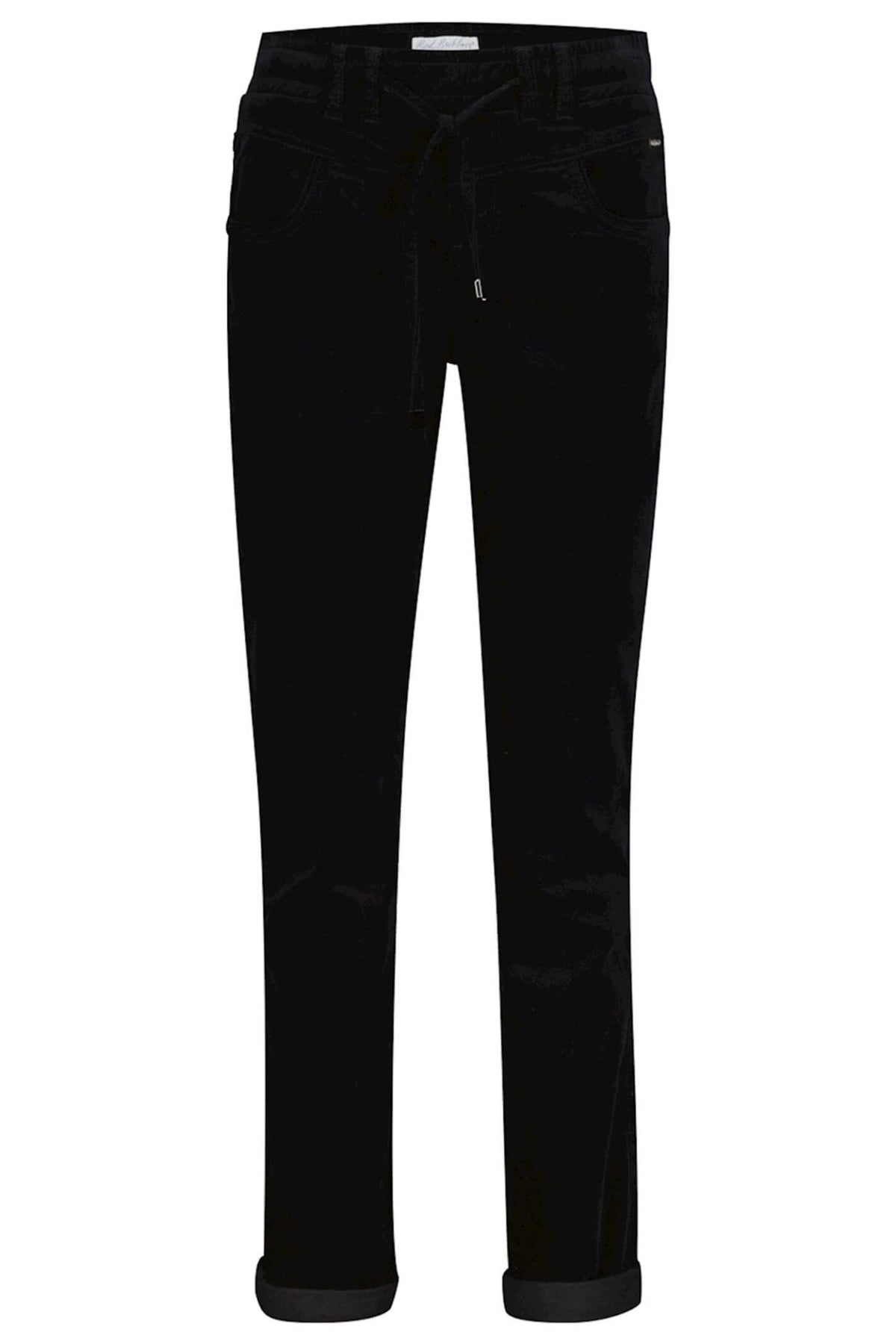 Red Button SRB4052 Tessy Black Velvet Pull-On Trousers - Dotique
