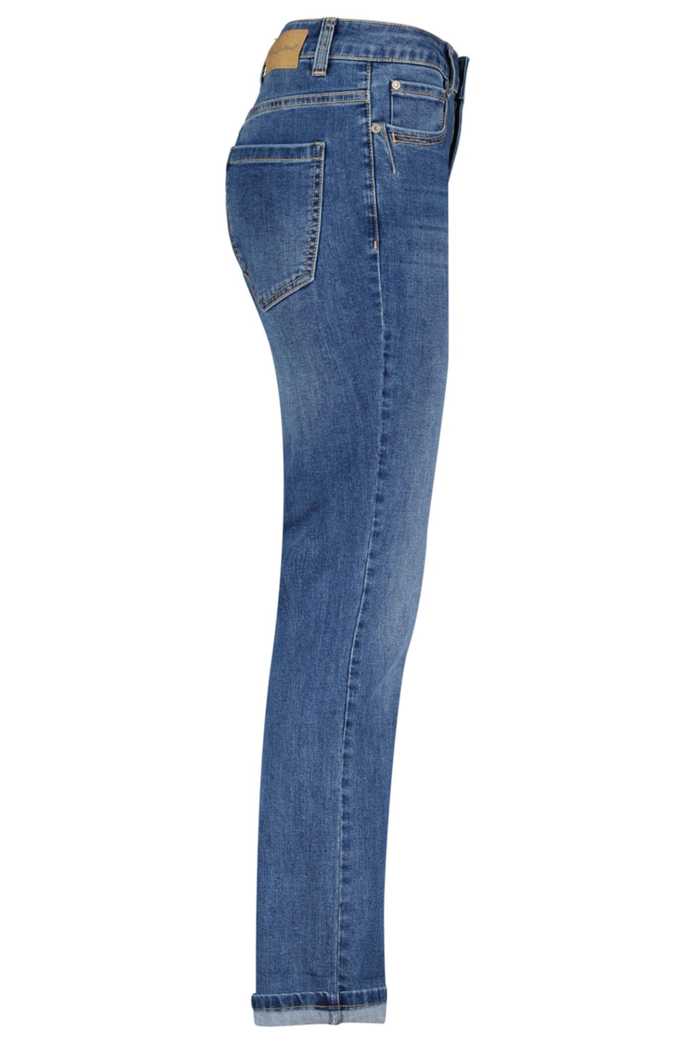 Red Button SRB4056 Kate Blue Denim Turn Up Jeans - Dotique