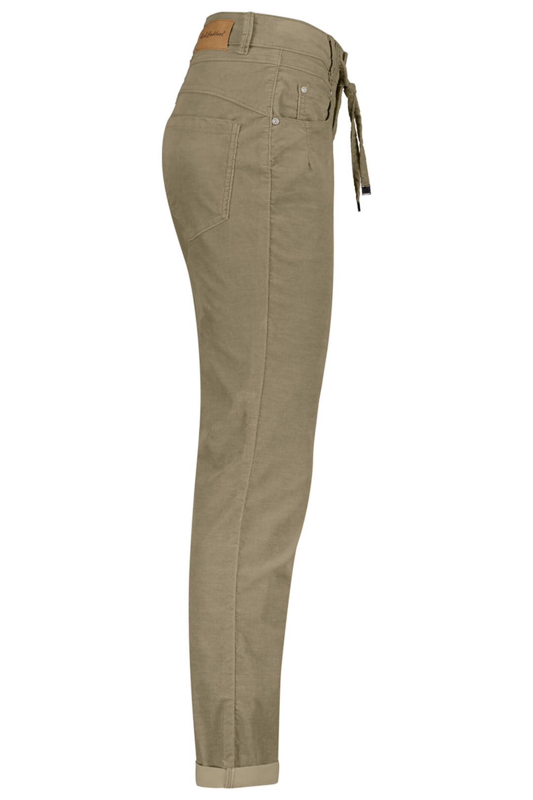 Red Button SRB4086 Relax Sage Green Fine Cord  Pull-On Trousers - Dotique
