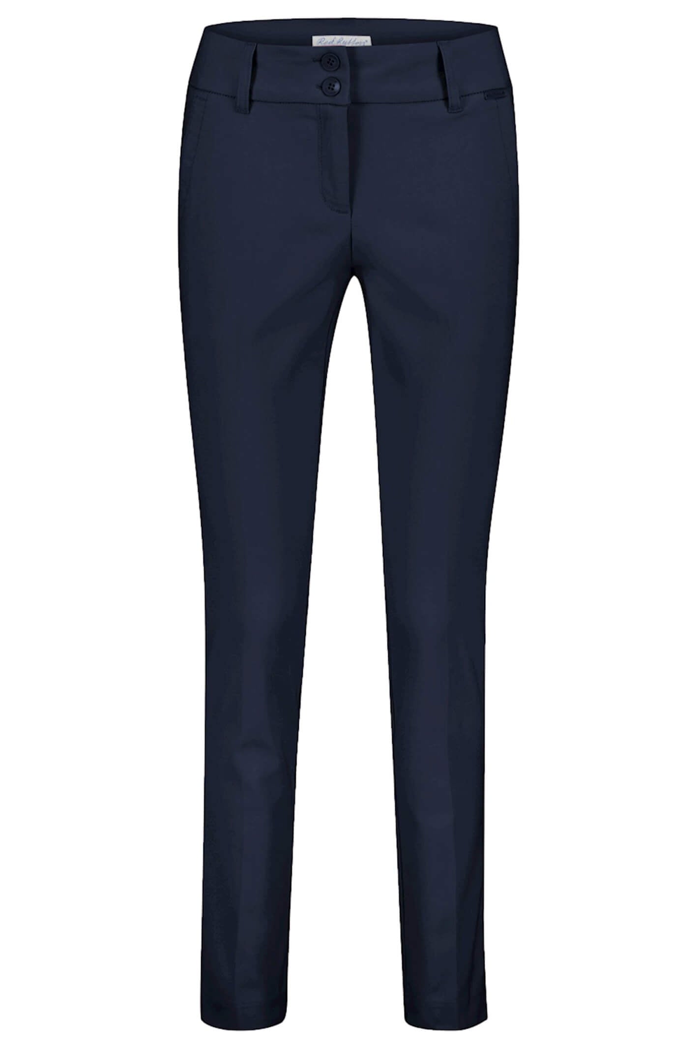 Buy Men Navy Slim Fit Solid Casual Trousers Online - 766039 | Allen Solly