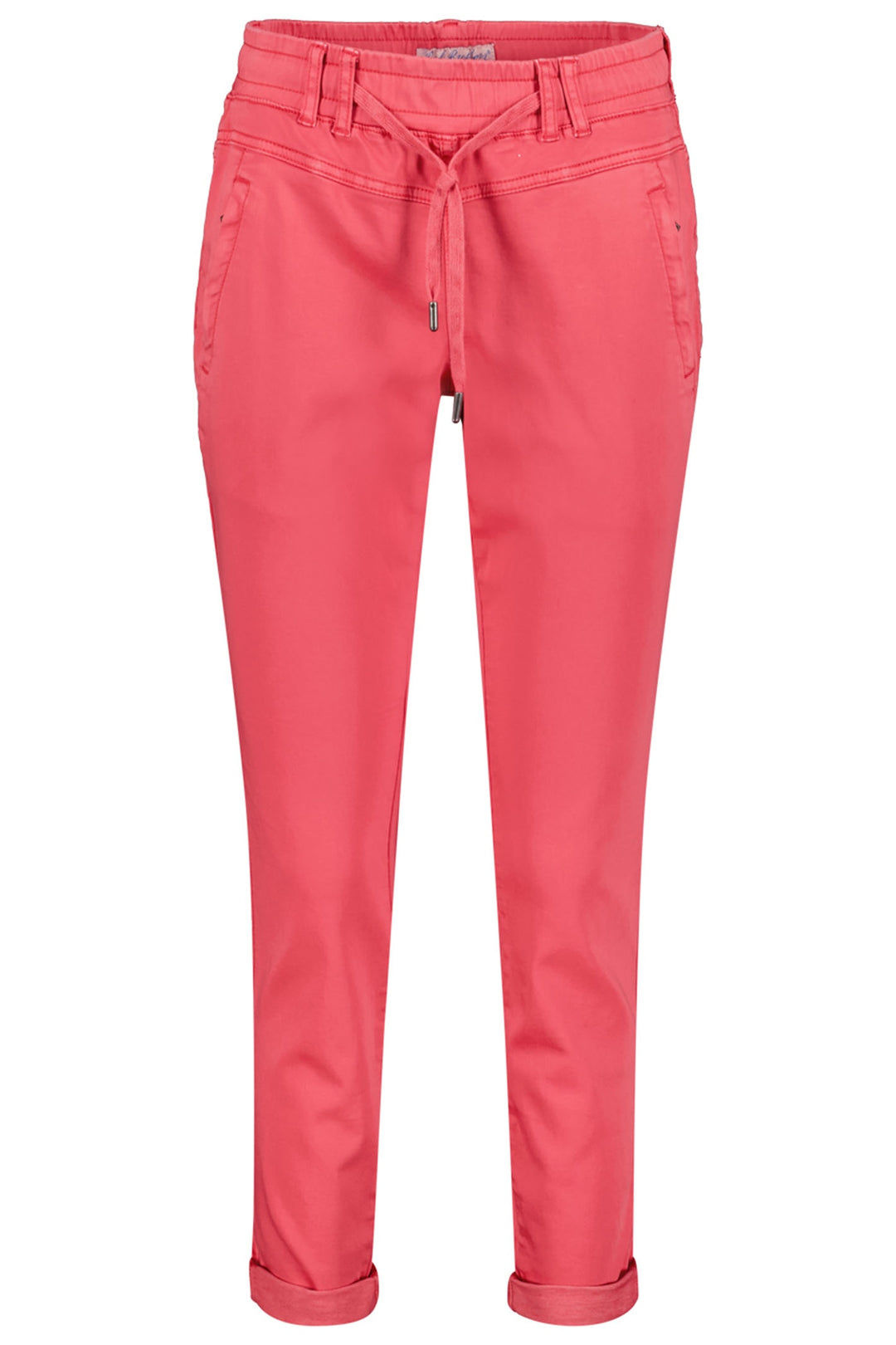 Red Button SRB4154 Tessy Coral Cropped Jogger Trousers - Dotique