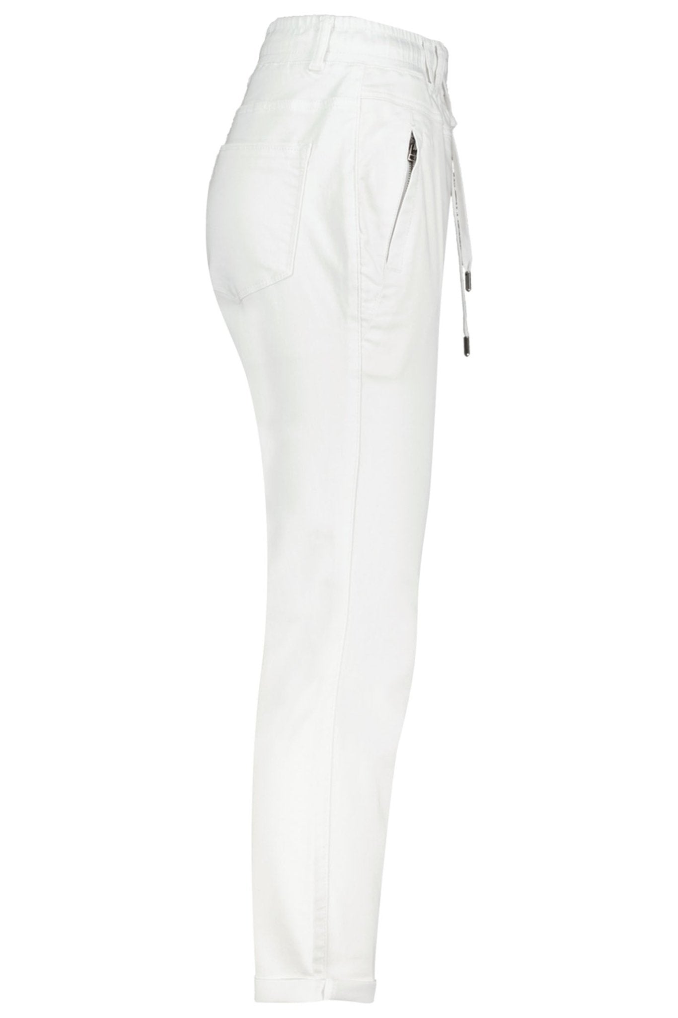 Red Button SRB4154 Tessy White Cropped Jogger Trousers by Red Button, shop Red Button at Dotique online.