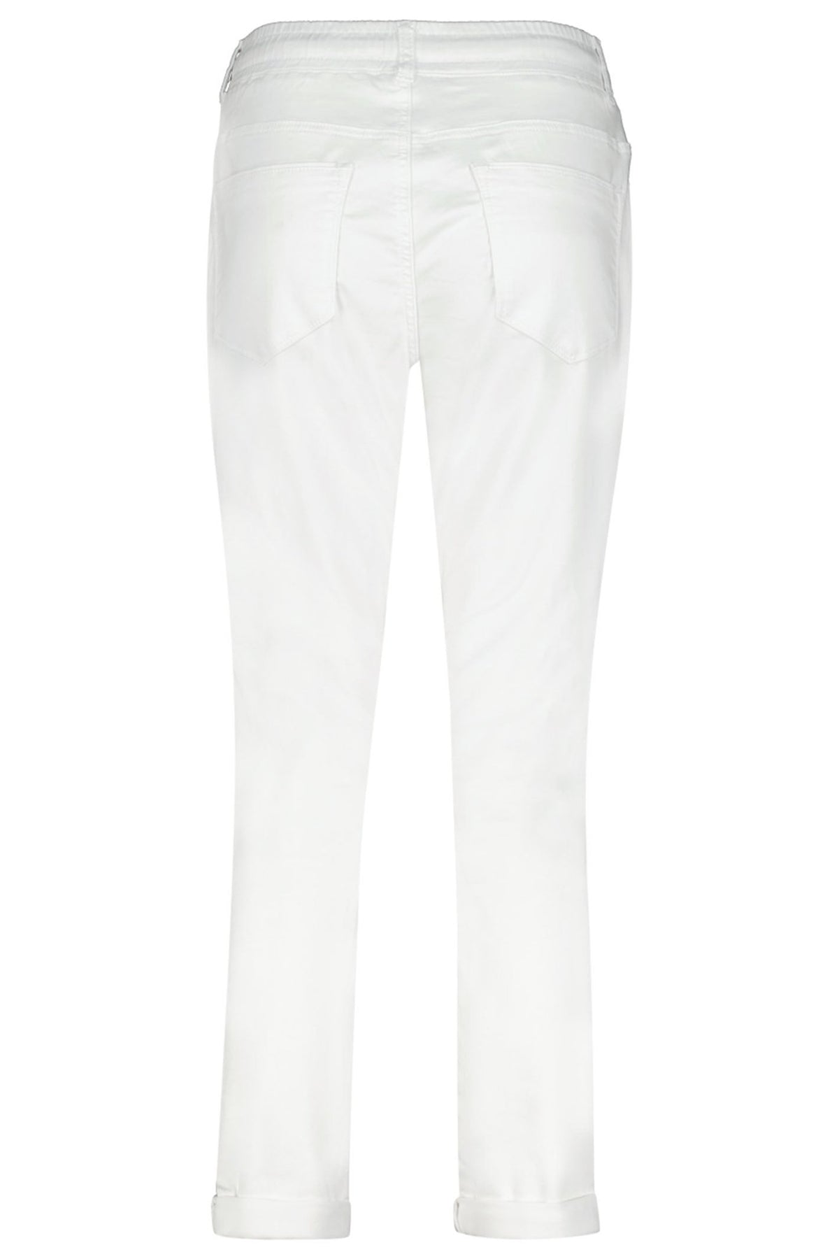 Red Button SRB4154 Tessy White Cropped Jogger Trousers - Dotique