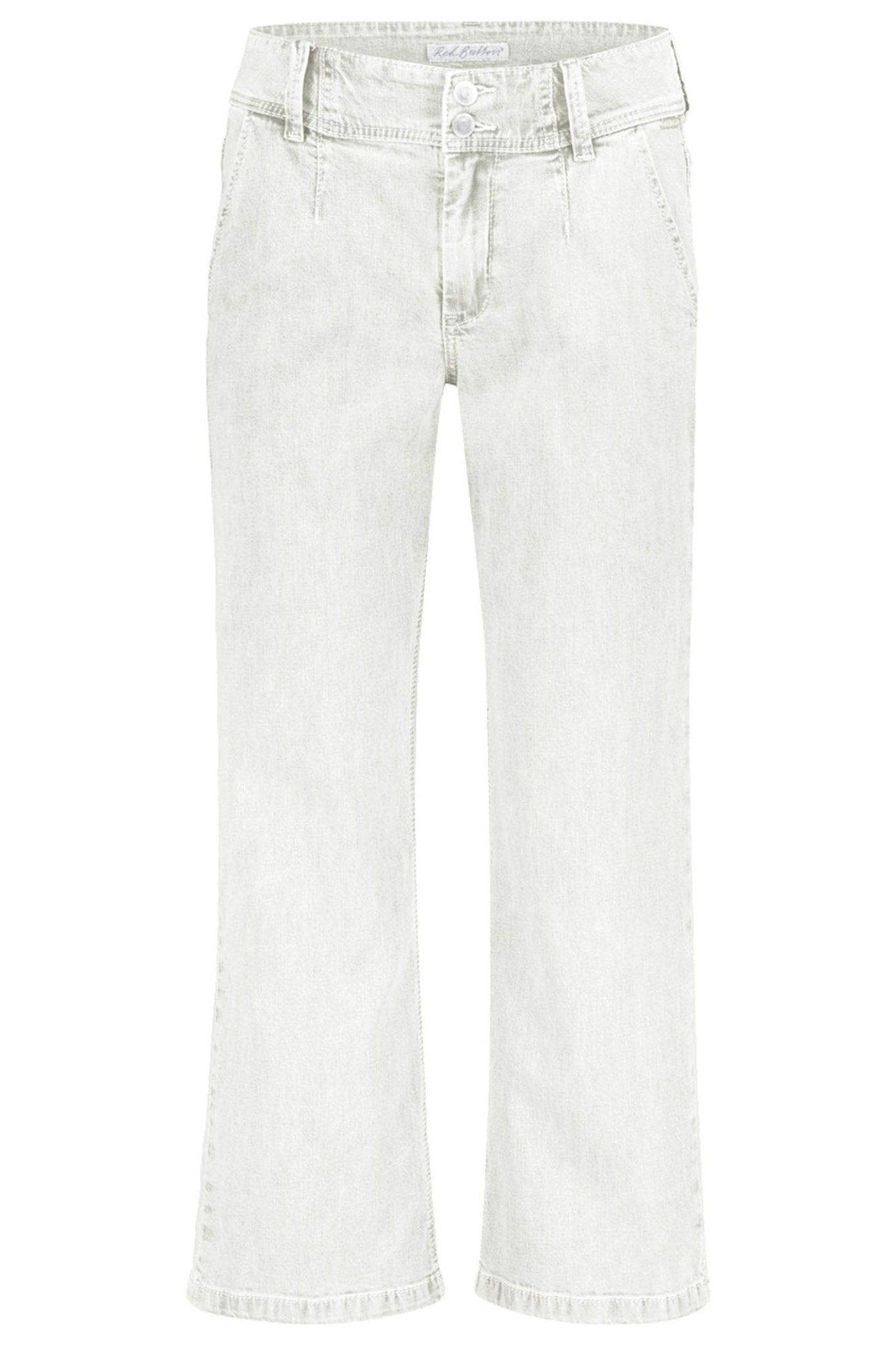 Red Button SRB4158 Off White Conny Highrise Wide Leg Jean - Dotique