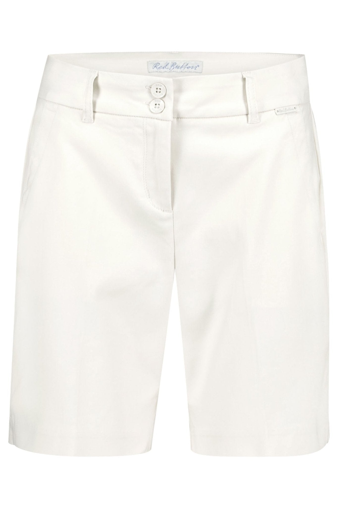 Red Button SRB4176 Ava Off White Smart Shorts - Dotique