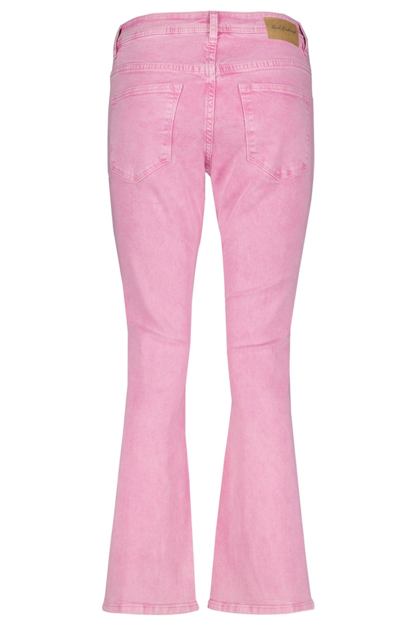 Red Button SRB4182 Babette CRP Rosebloom Pink Flare Jeans - Dotique
