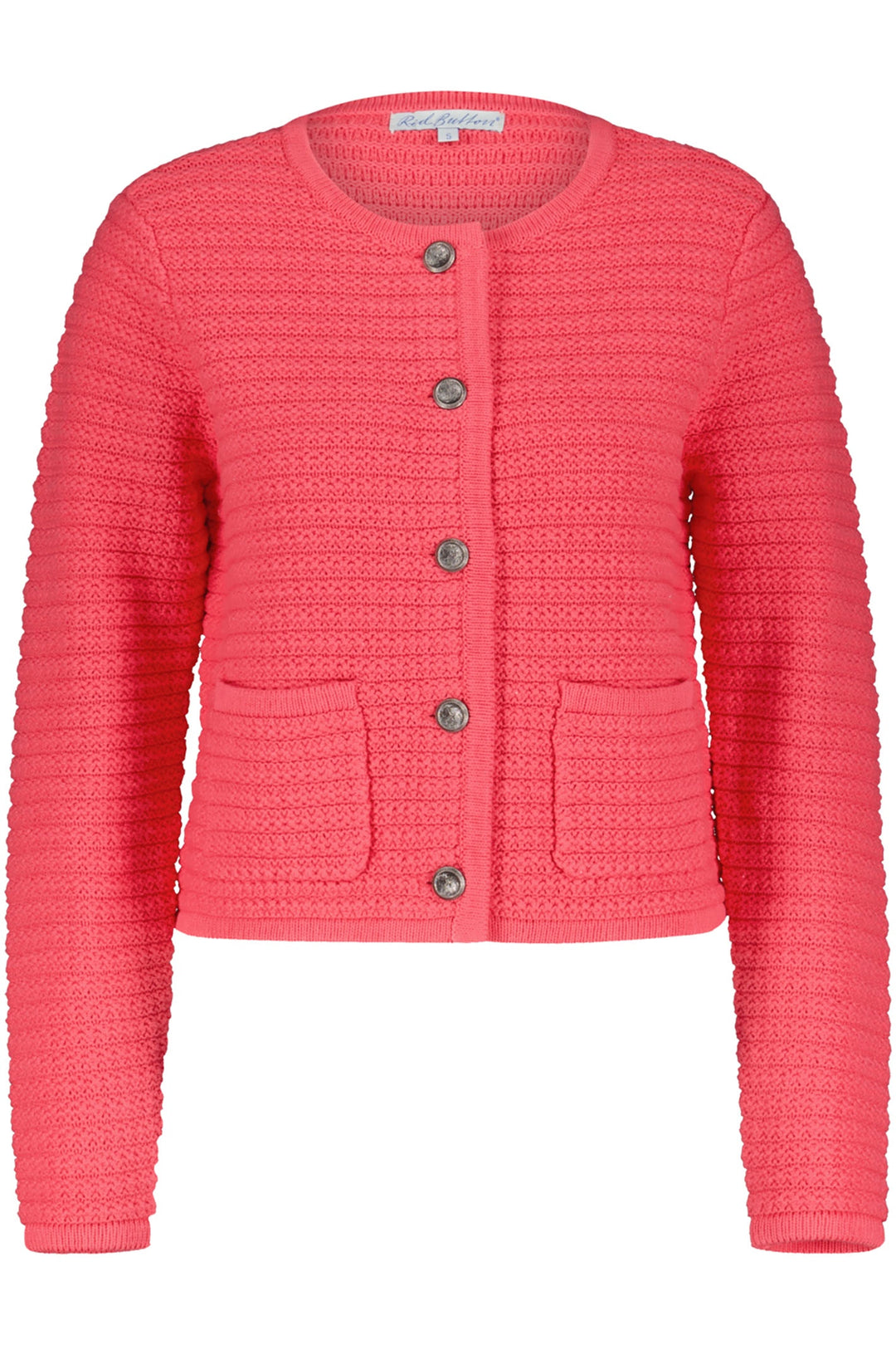 Red Button SRB4200  Coral Danelle Button Front Cardigan
