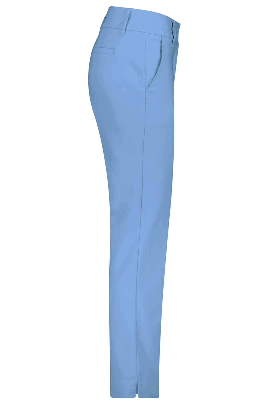 Red Button SRB4205 Diana Crop Mid Blue Smart Tapered Trousers - Dotique