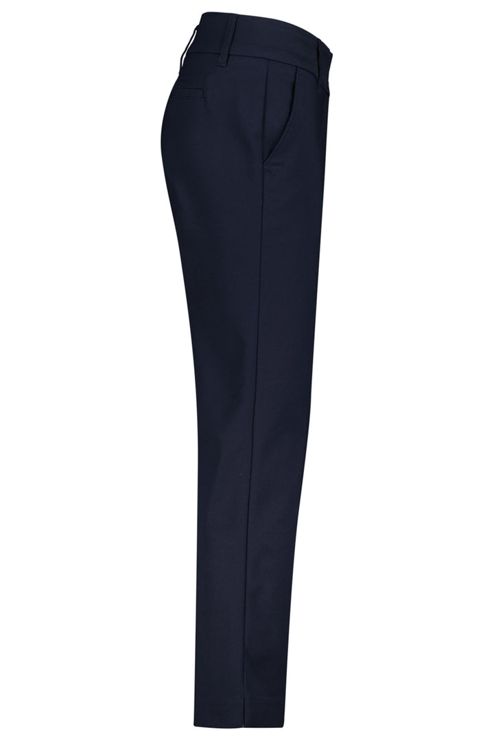 Red Button SRB4205 Diana Crop Navy Blue Smart Tapered Trousers - Dotique