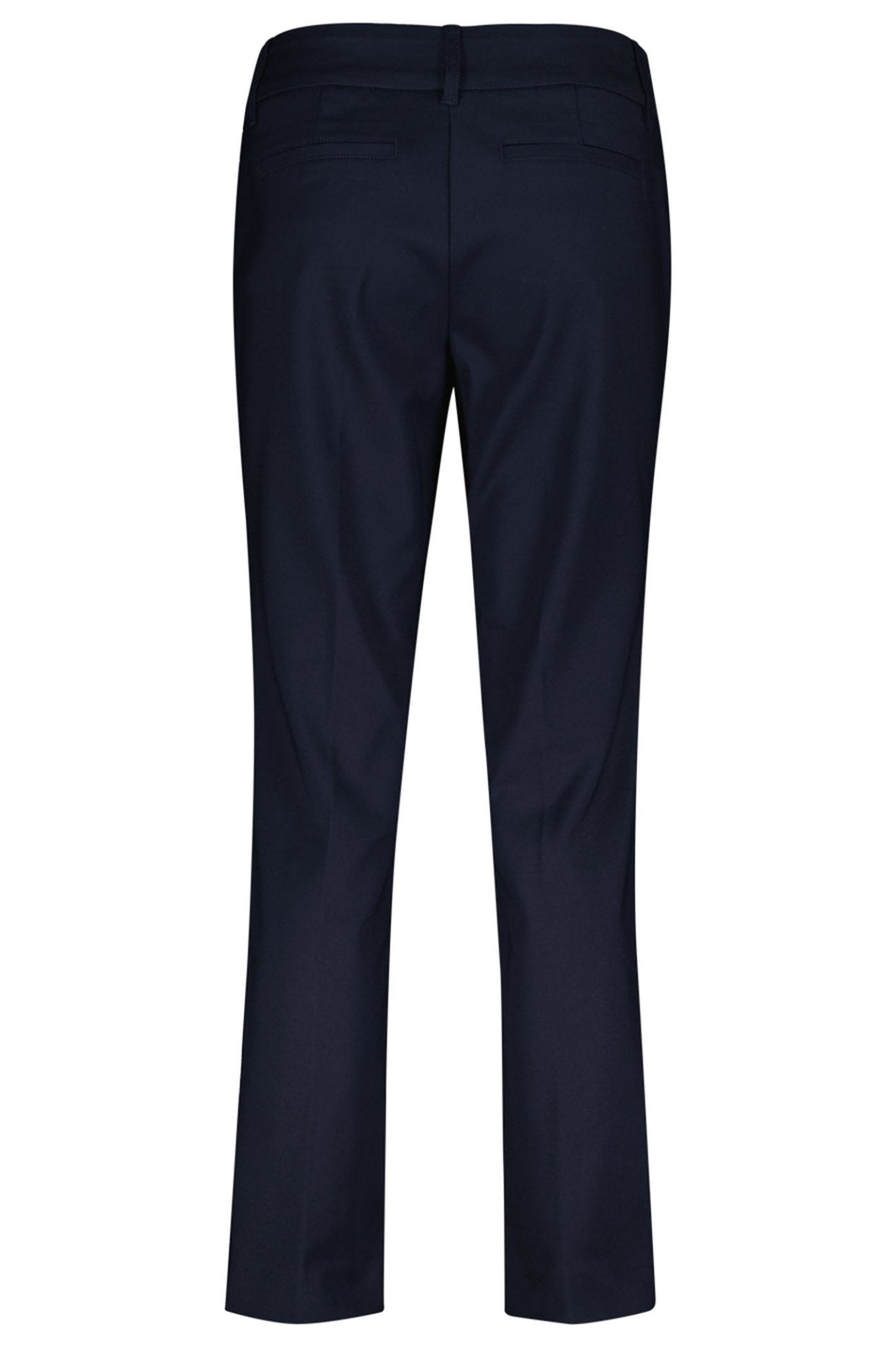 Red Button SRB4205 Diana Crop Navy Blue Smart Tapered Trousers - Dotique
