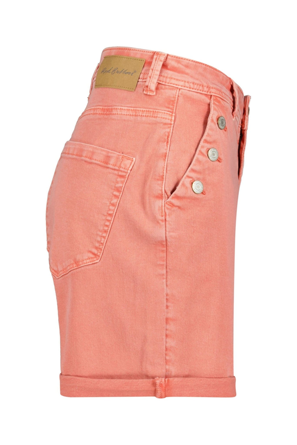 Red Button SRB4229 Bibette Flamingo Pink Denim Shorts - Dotique