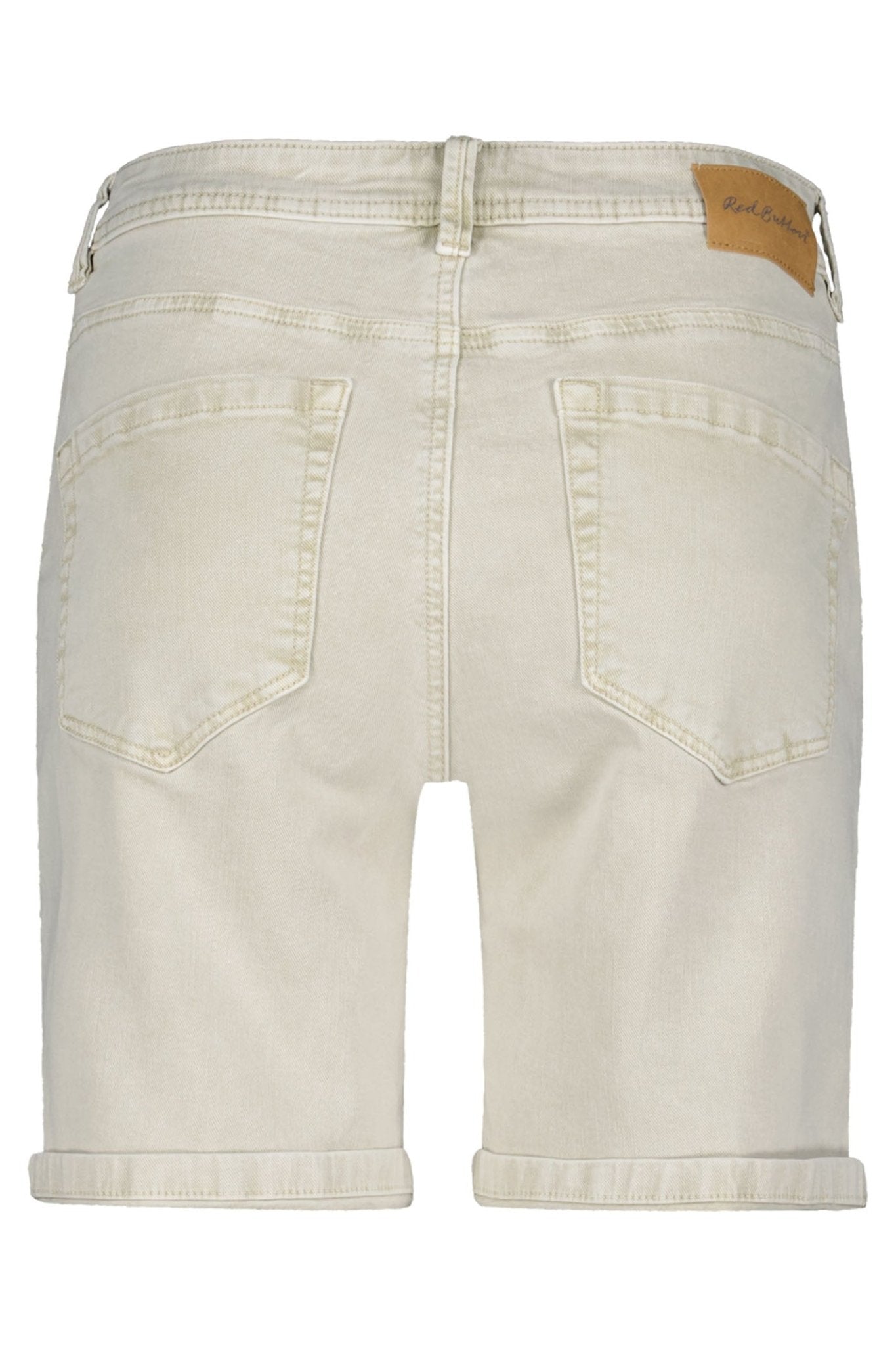 Red Button SRB4229 Bibette Kit Beige Denim Shorts - Dotique