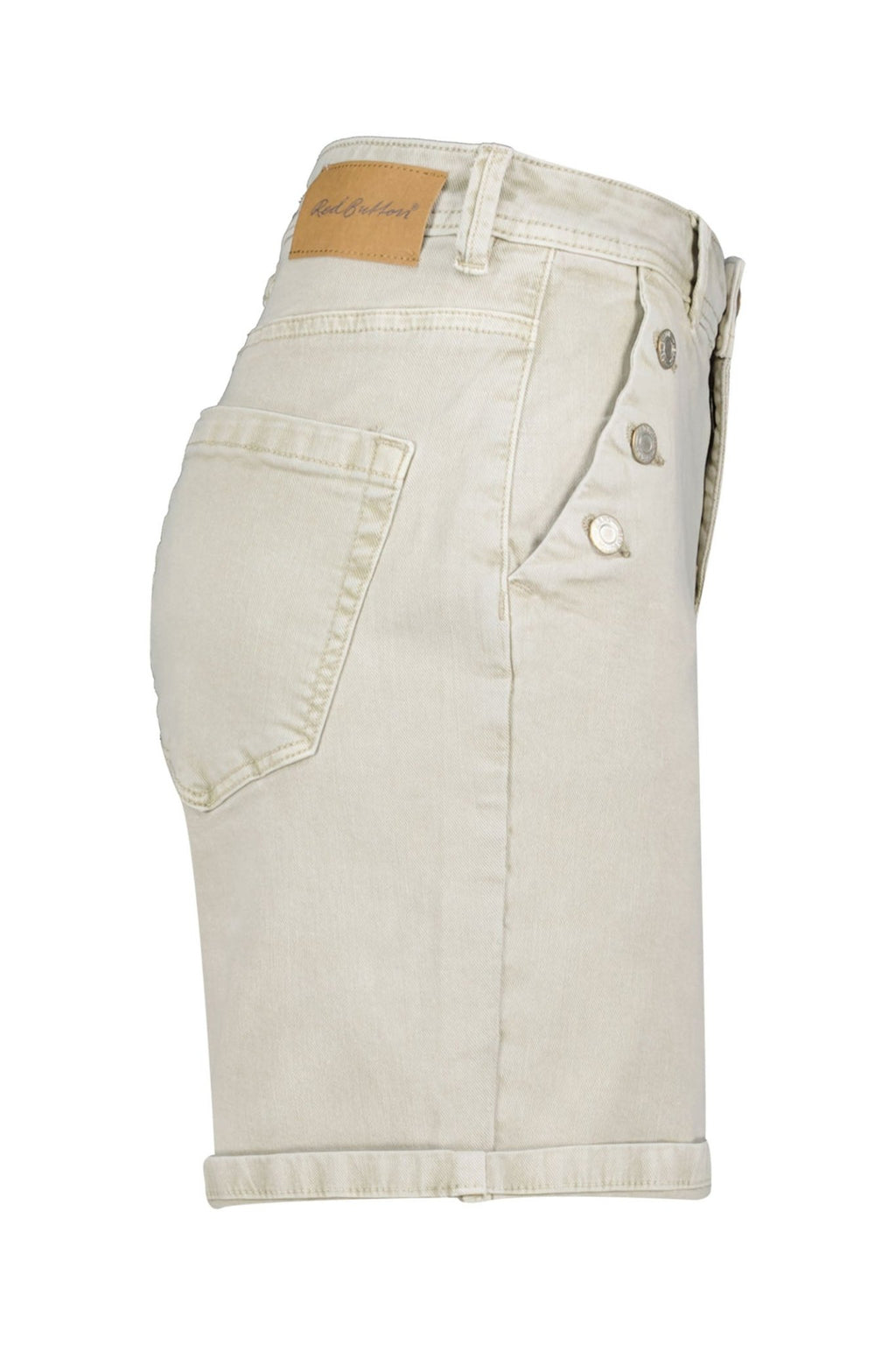Red Button SRB4229 Bibette Kit Beige Denim Shorts - Dotique