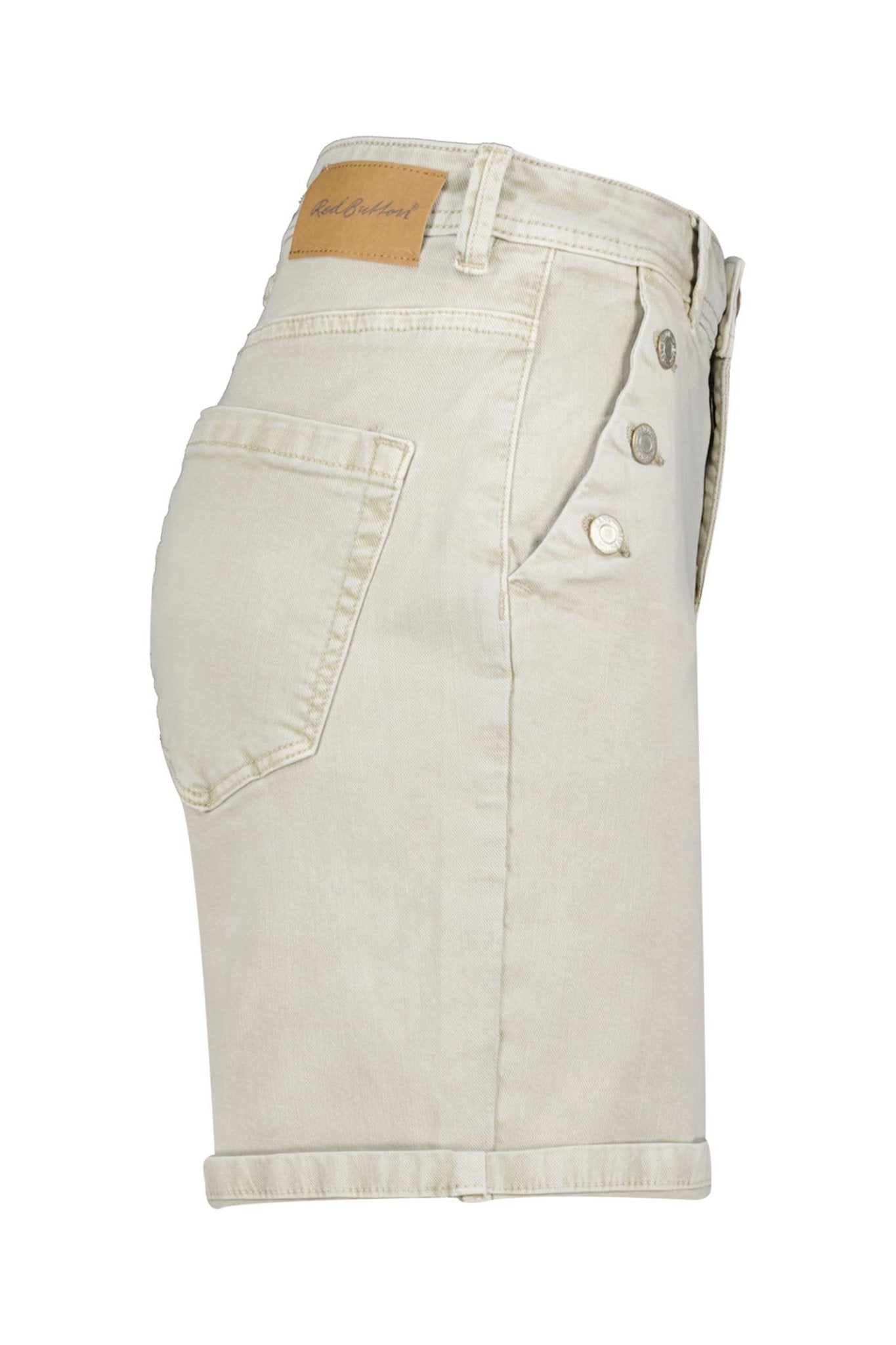 Red Button SRB4229 Bibette Kit Beige Denim Shorts - Dotique