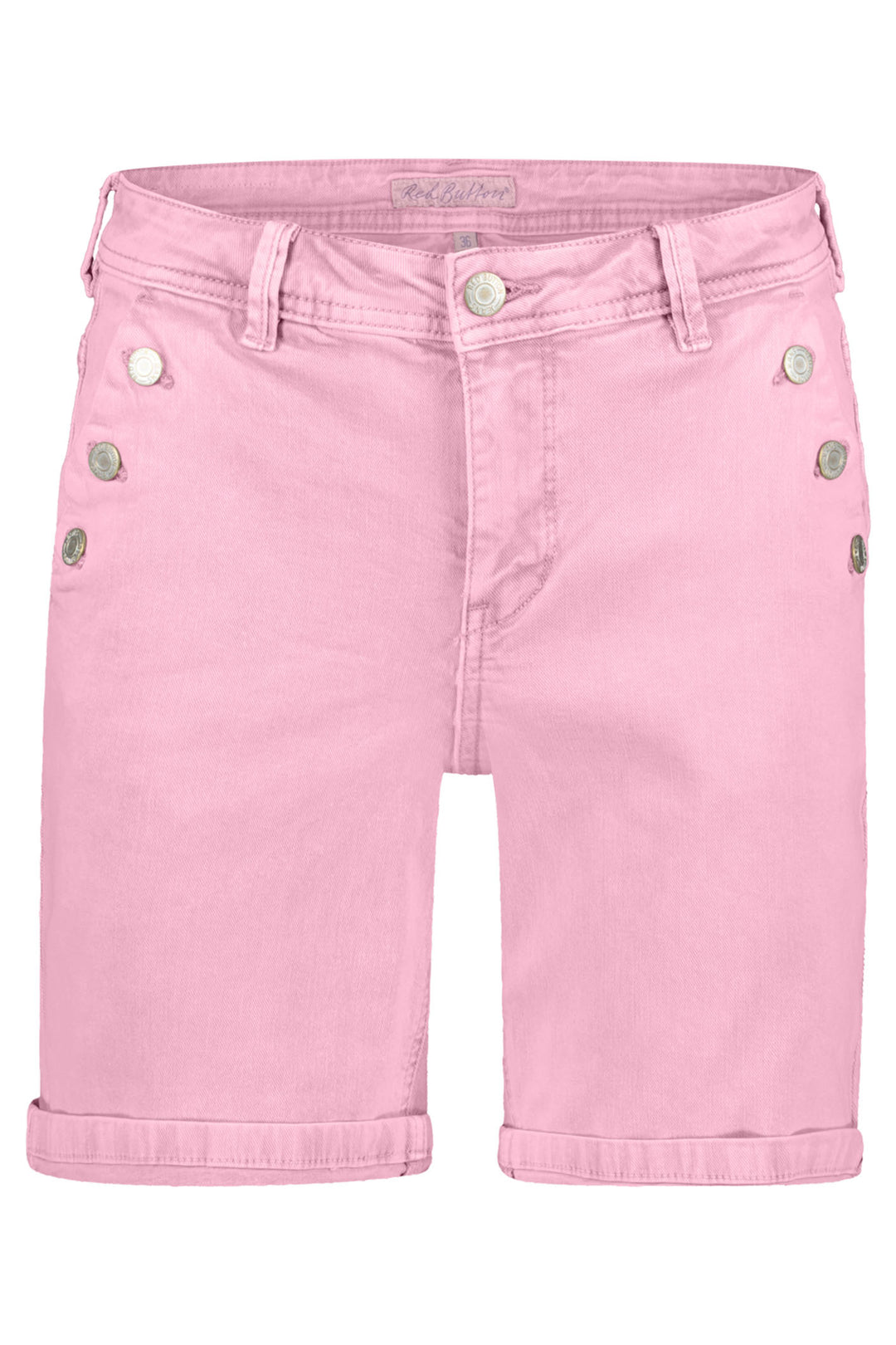Red Button SRB4229 Bibette Rosebloom Pink Denim Shorts - Dotique