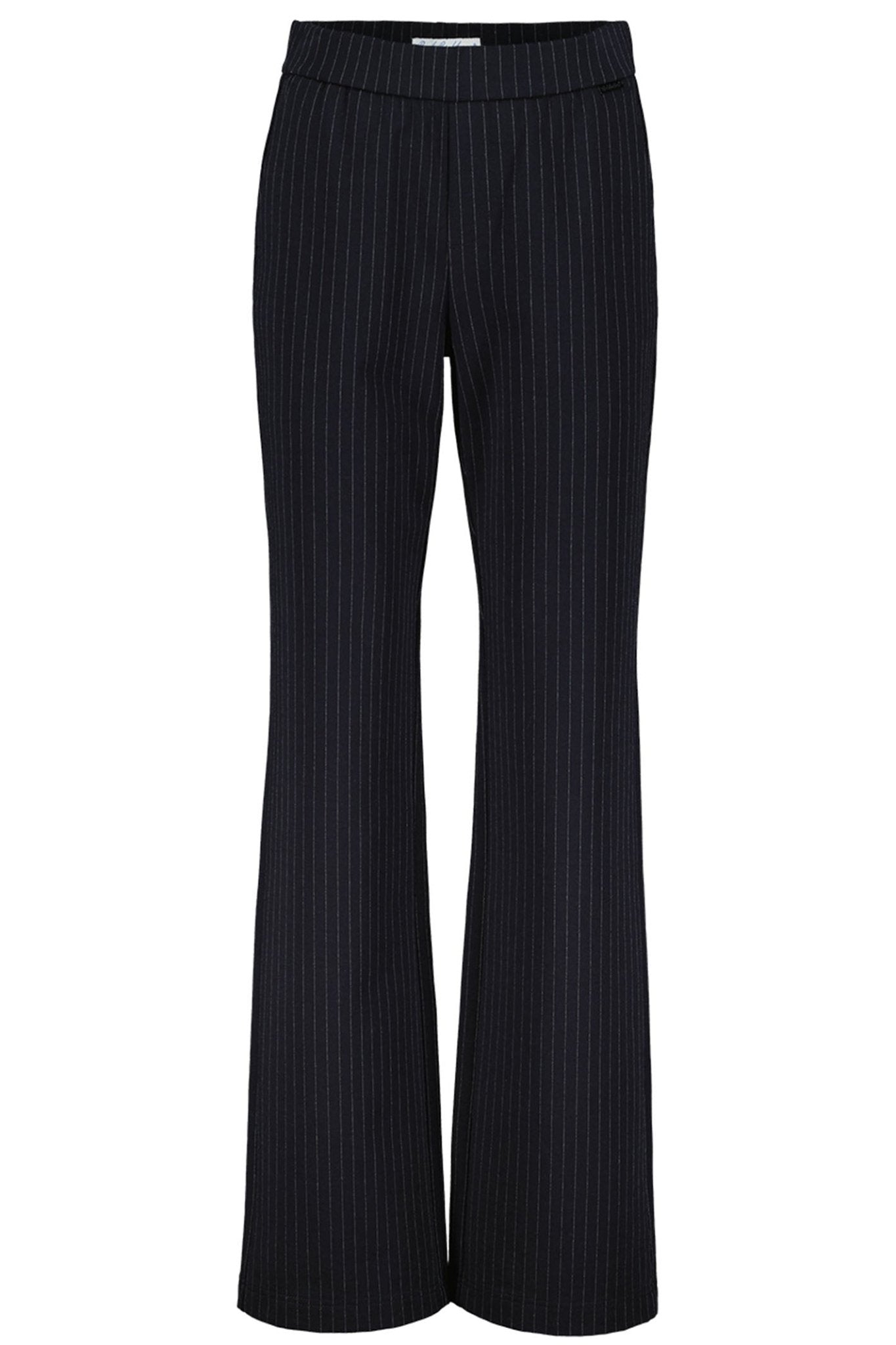 Red Button SRB4310 Colette Punta Pinstripe Trousers Black - Dotique - Red Button